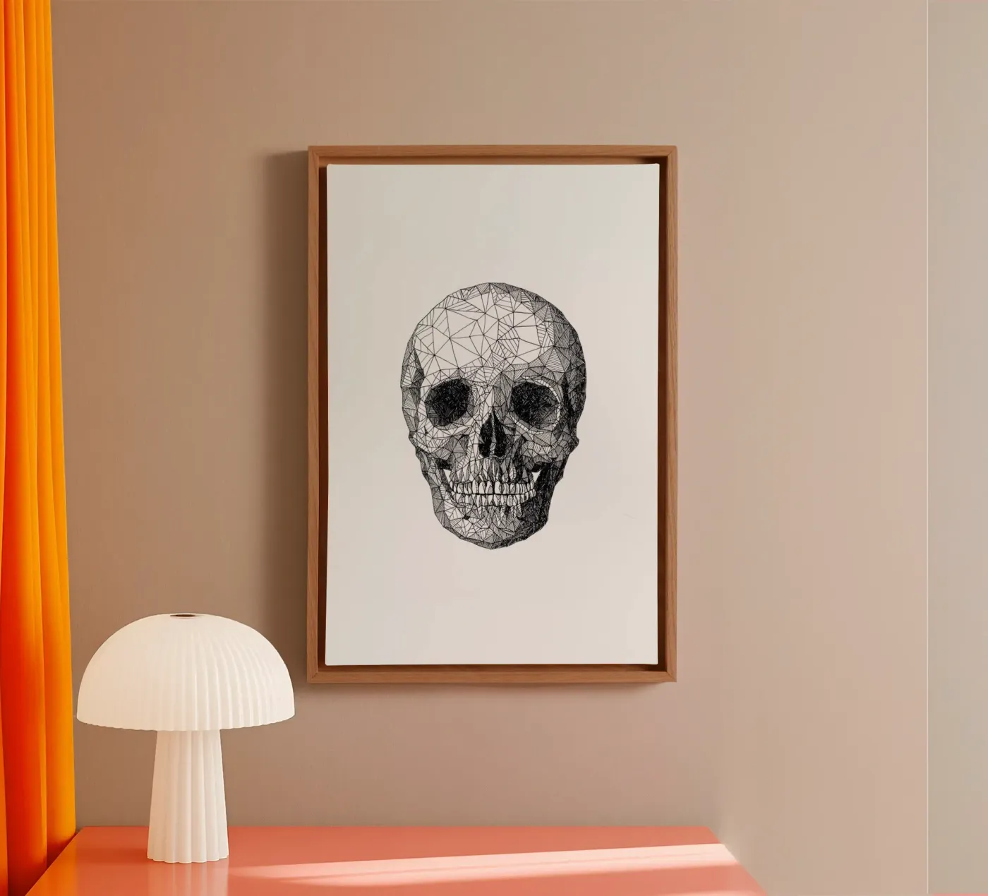 Skull tela da Pen & Ink