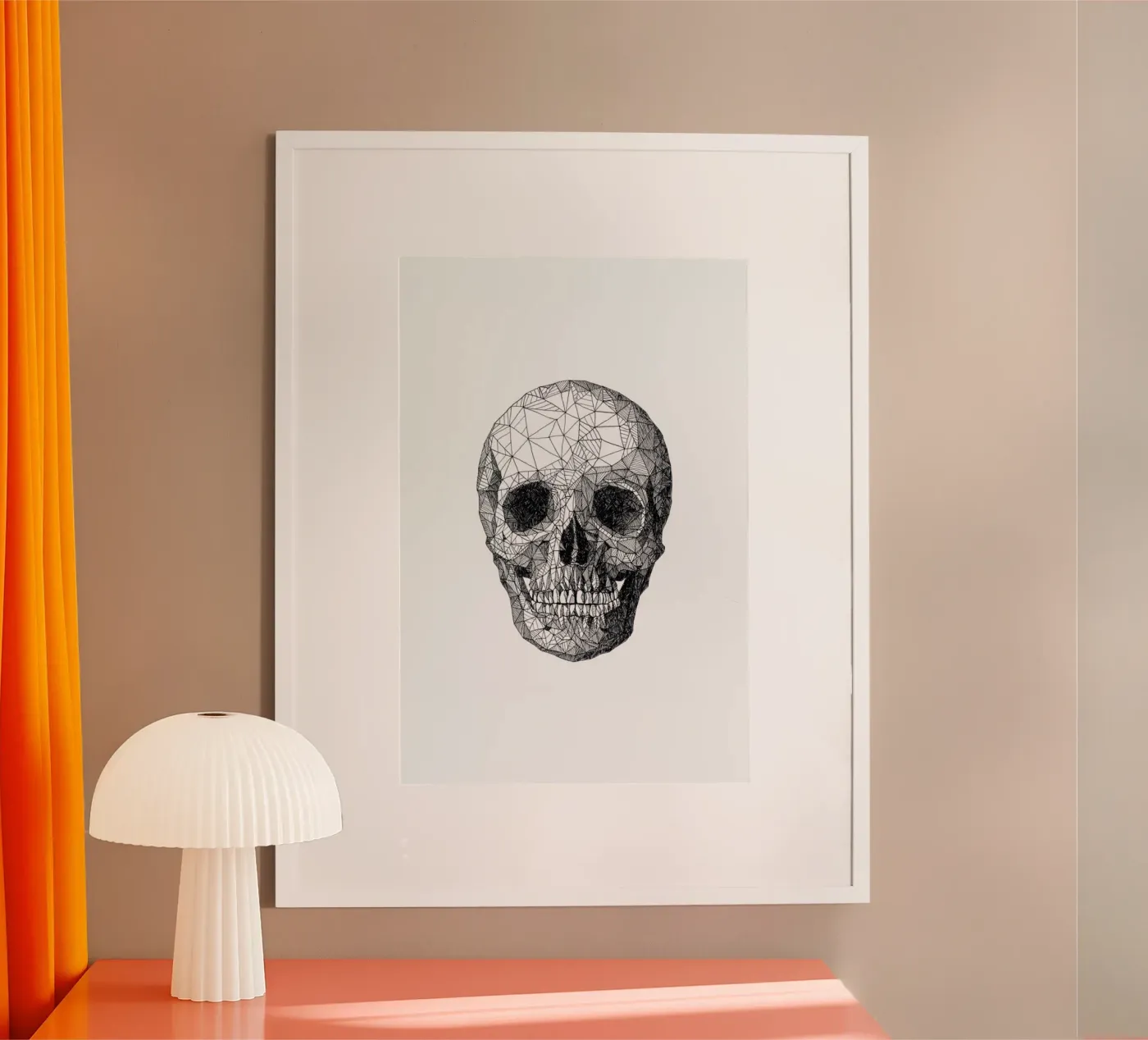 Skull poster by Pen & Ink