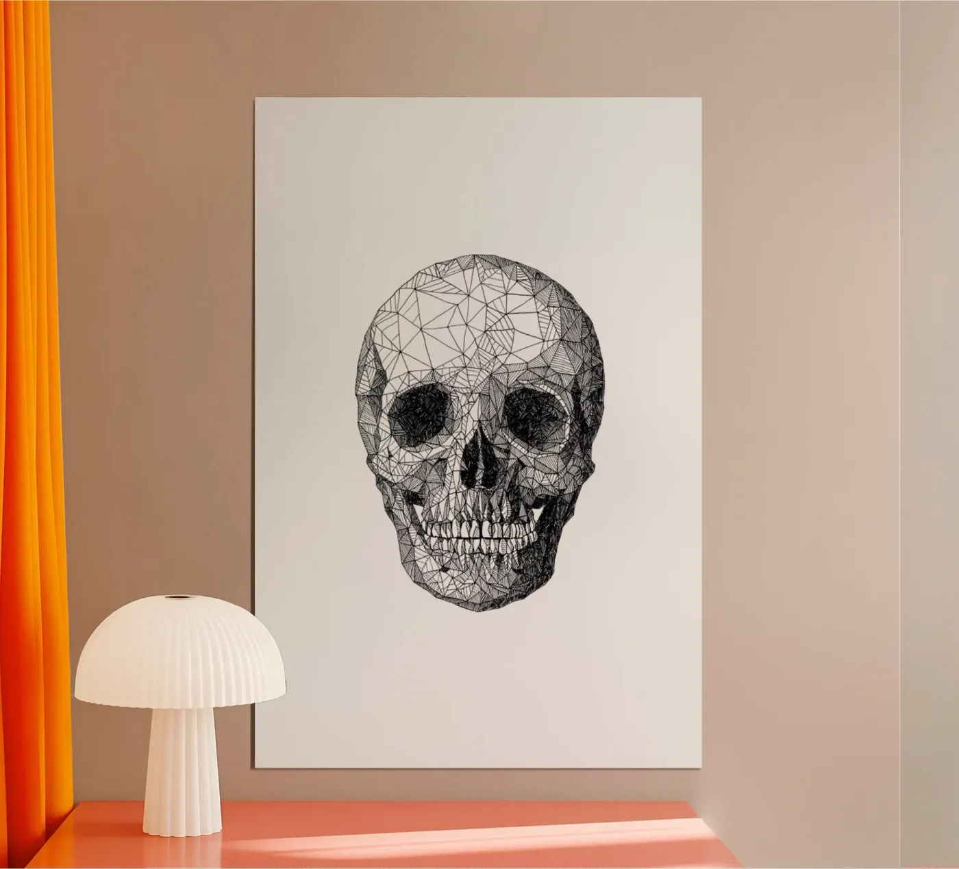 Skull poster da Pen & Ink
