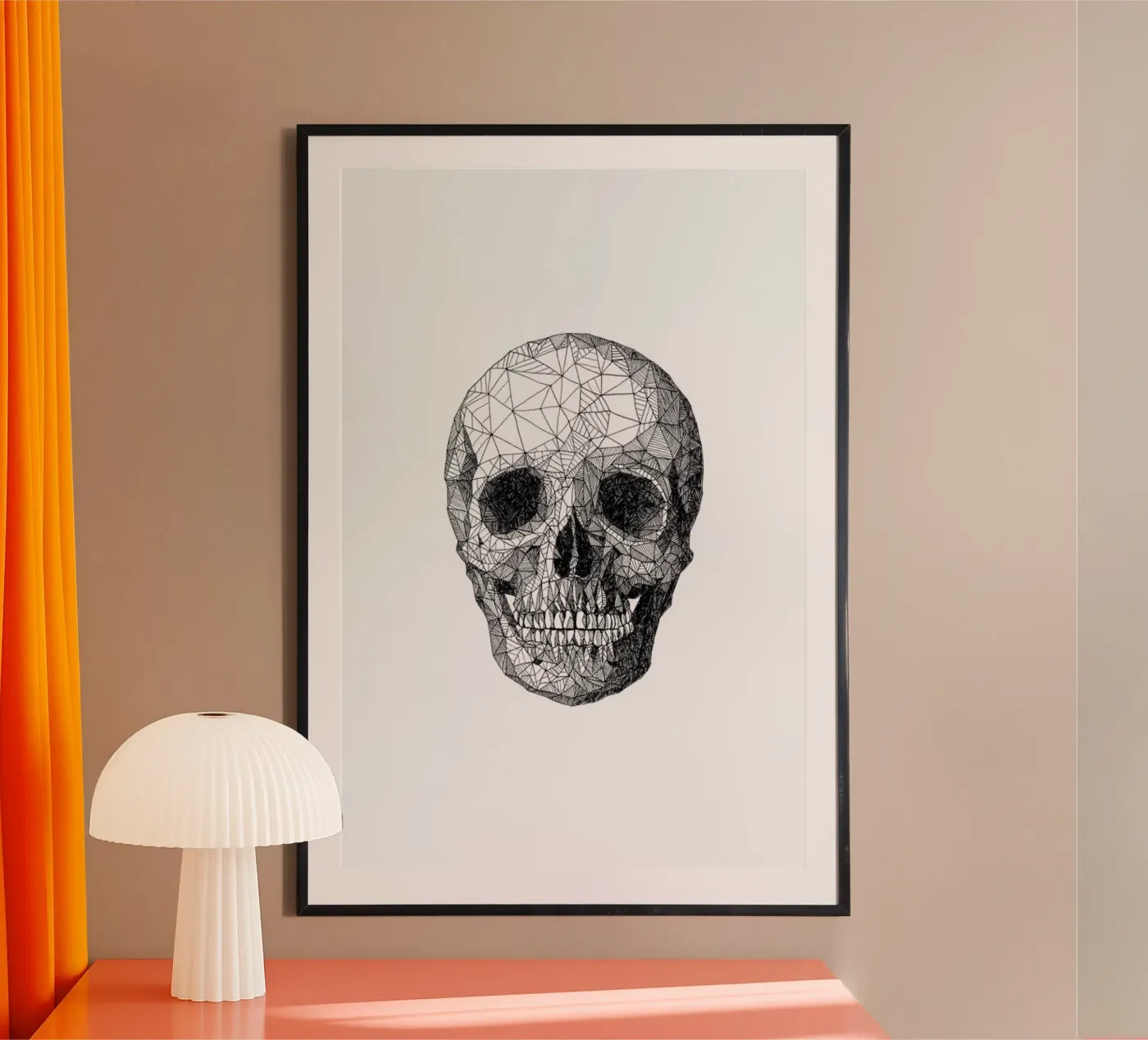Skull poster by Pen & Ink