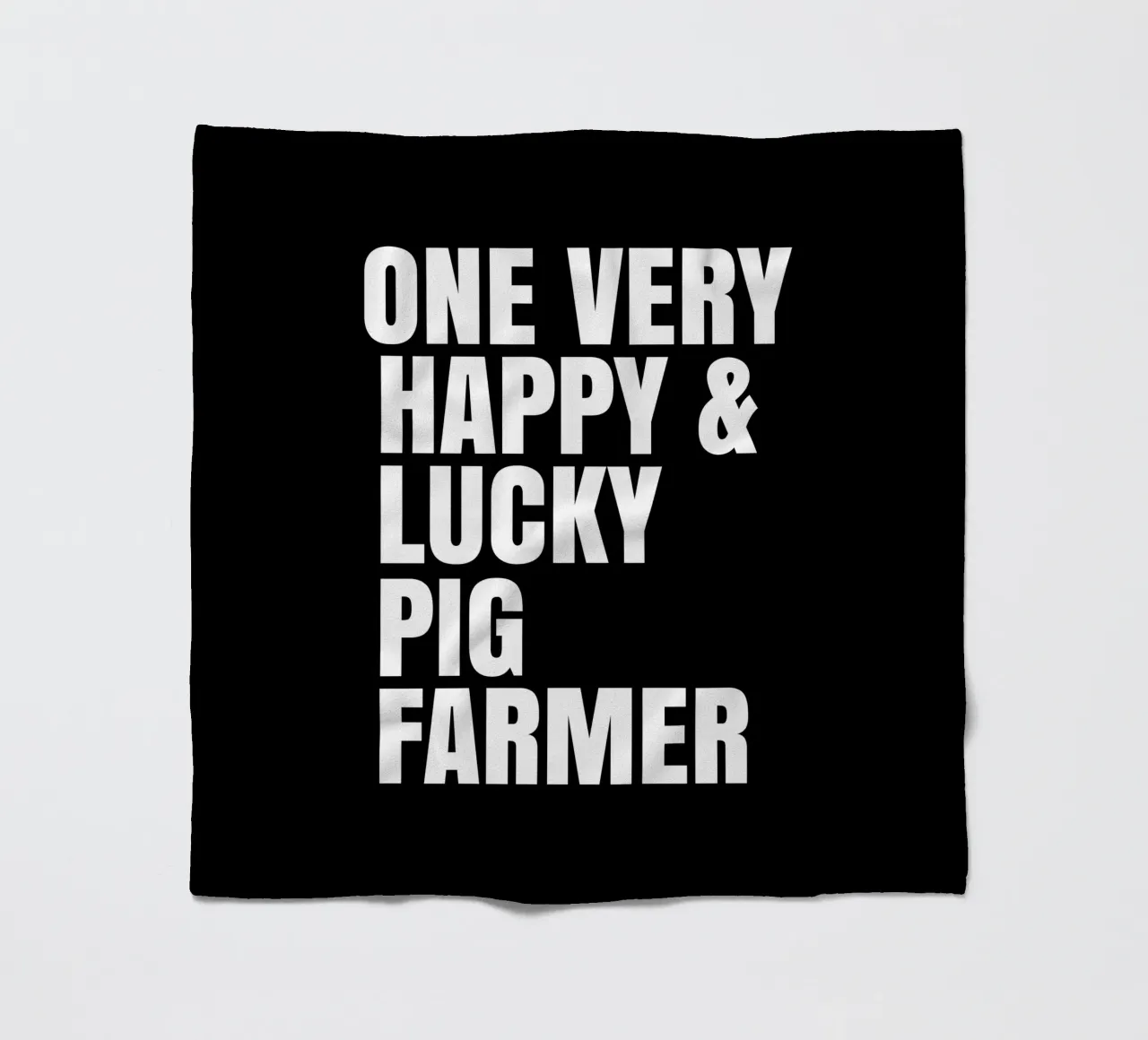 One very lucky and happy pig farmer coperta in pile da happieeagle