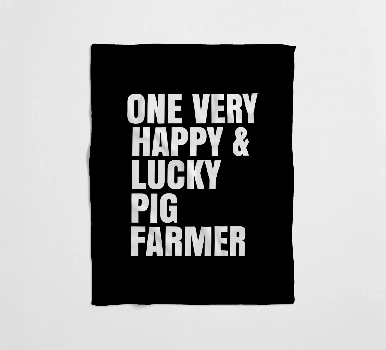 One very lucky and happy pig farmer coperta in pile da happieeagle
