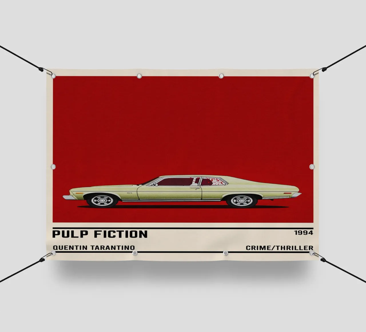 Pulp Fiction car telo in pvc da TheArtstudio