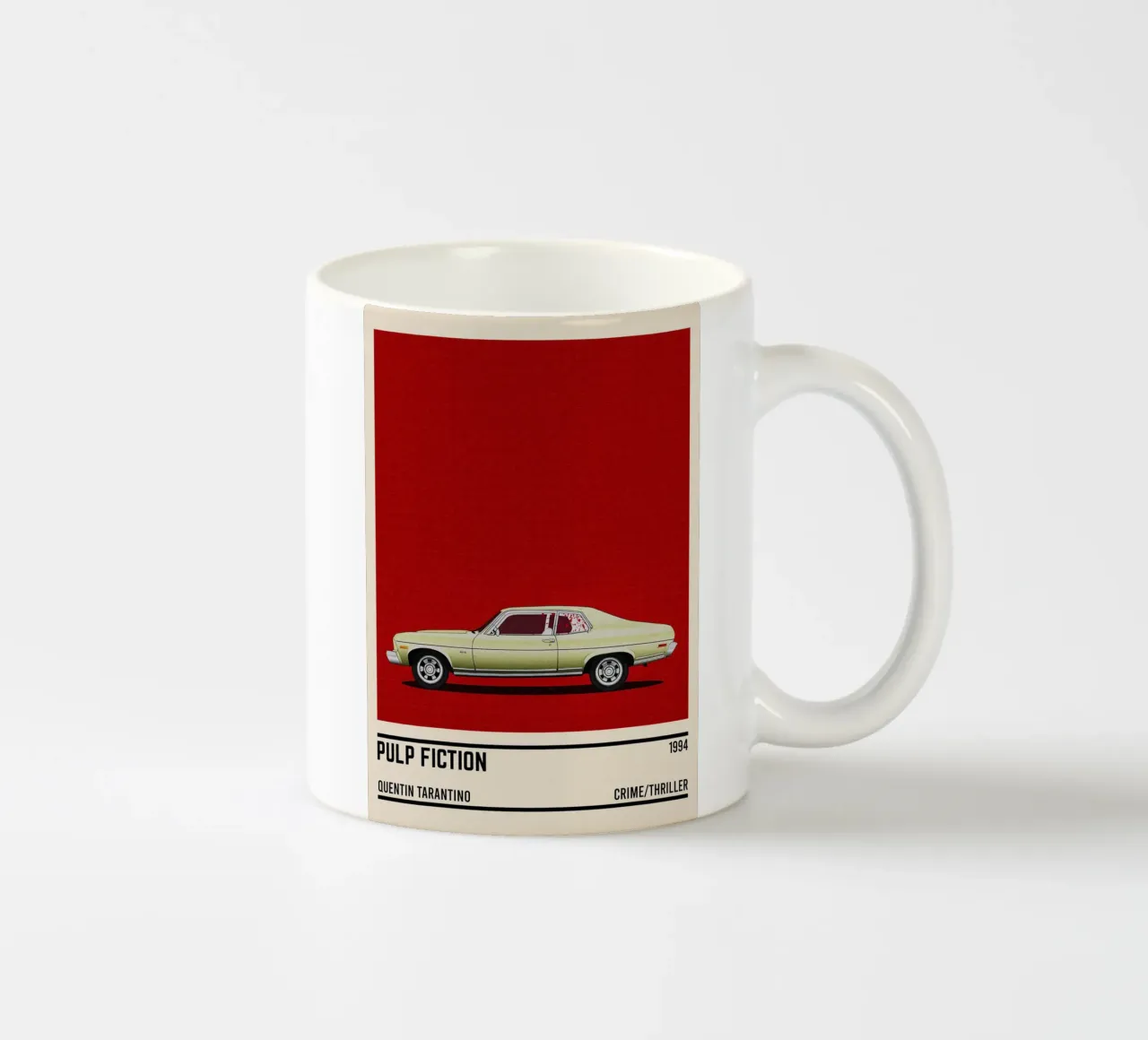 Pulp Fiction car tazza in ceramica da TheArtstudio