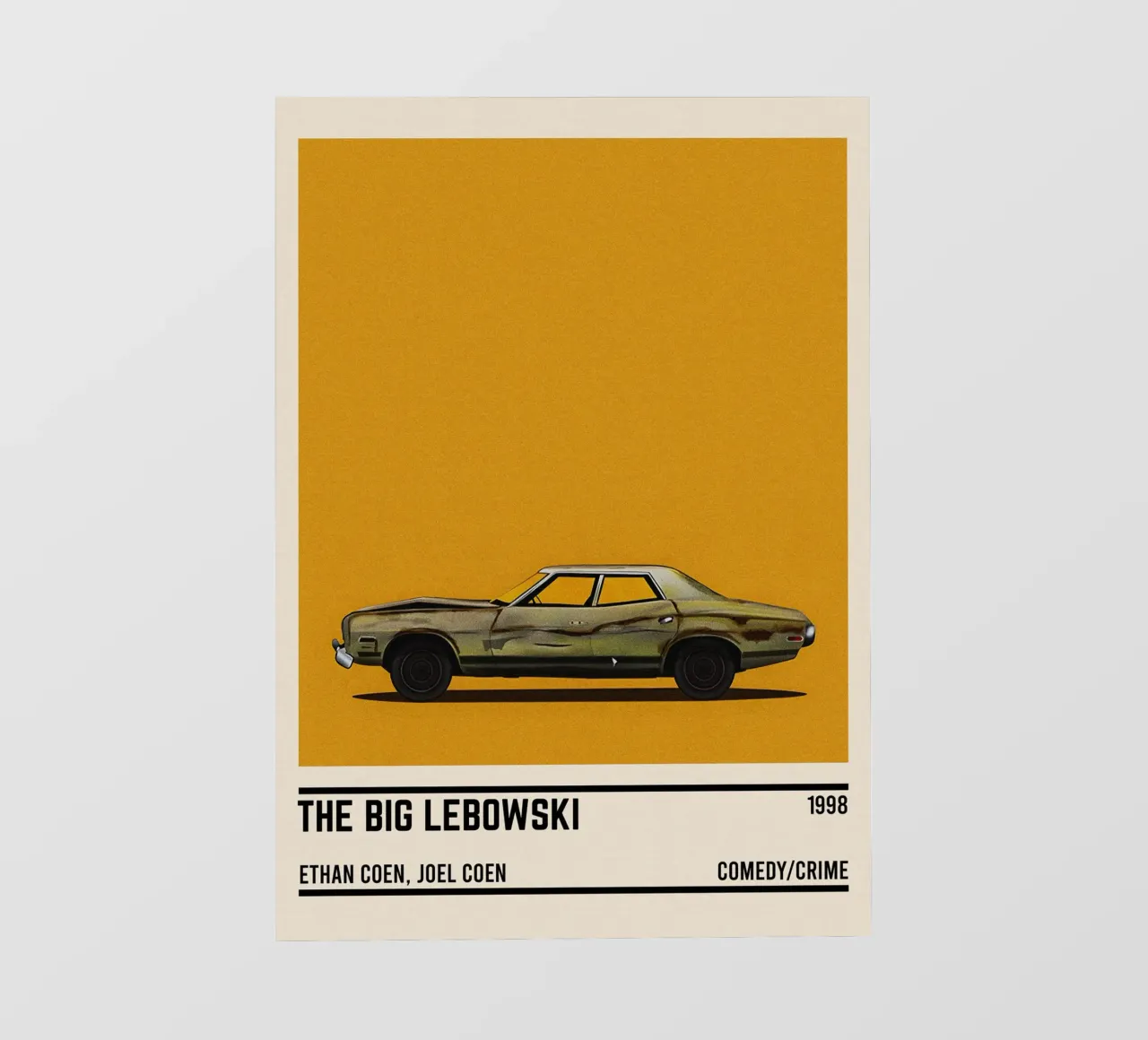 The Big Lebowski car pellicola backlit da TheArtstudio