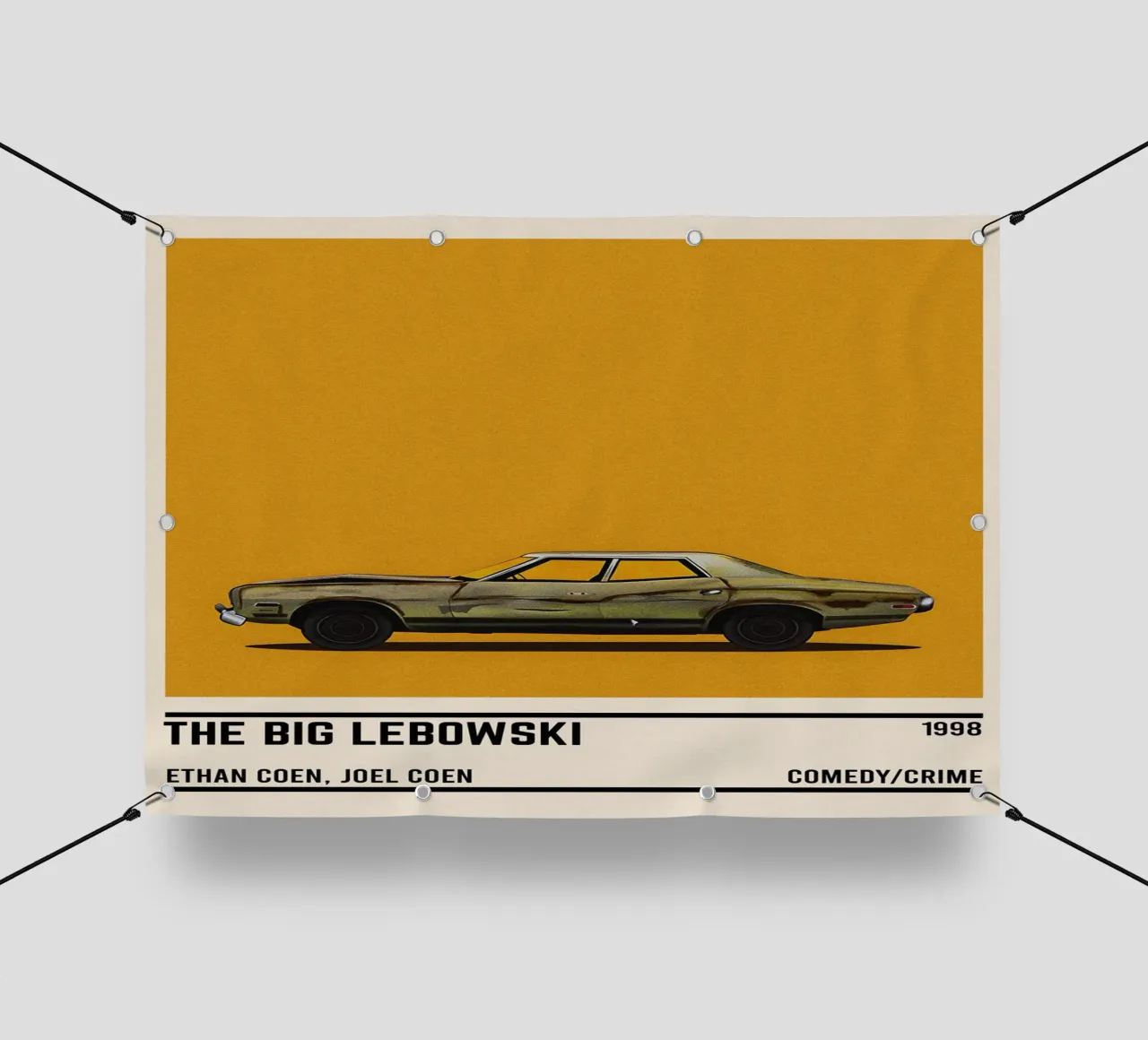 The Big Lebowski car telo in pvc da TheArtstudio