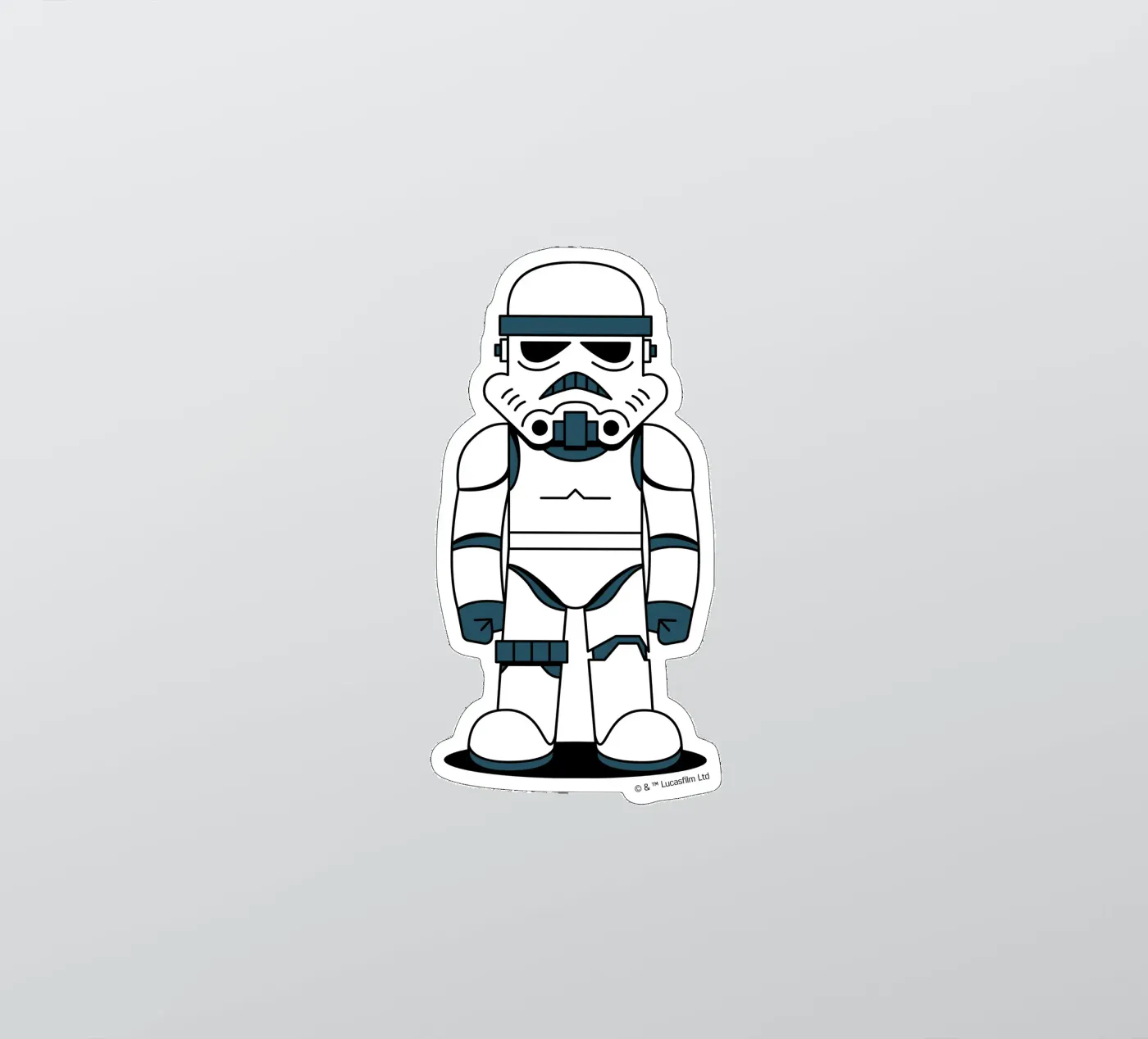 STORM TROOPER CHARACTER autocollant de Star Wars - Sticker Shop