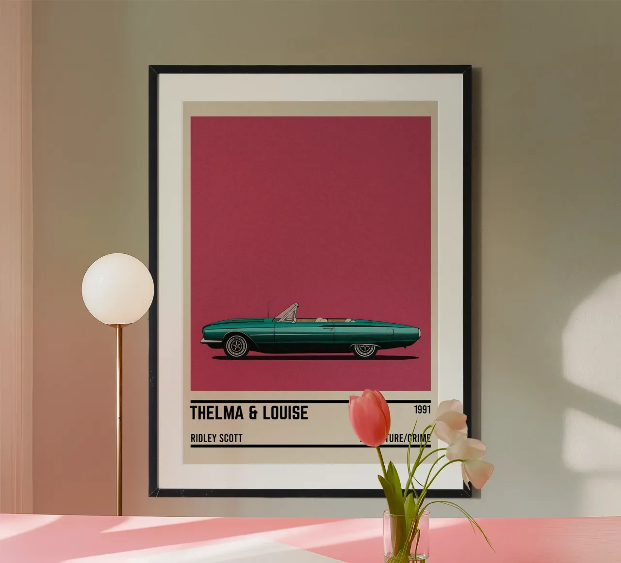 Thelma And Louise car poster da TheArtstudio