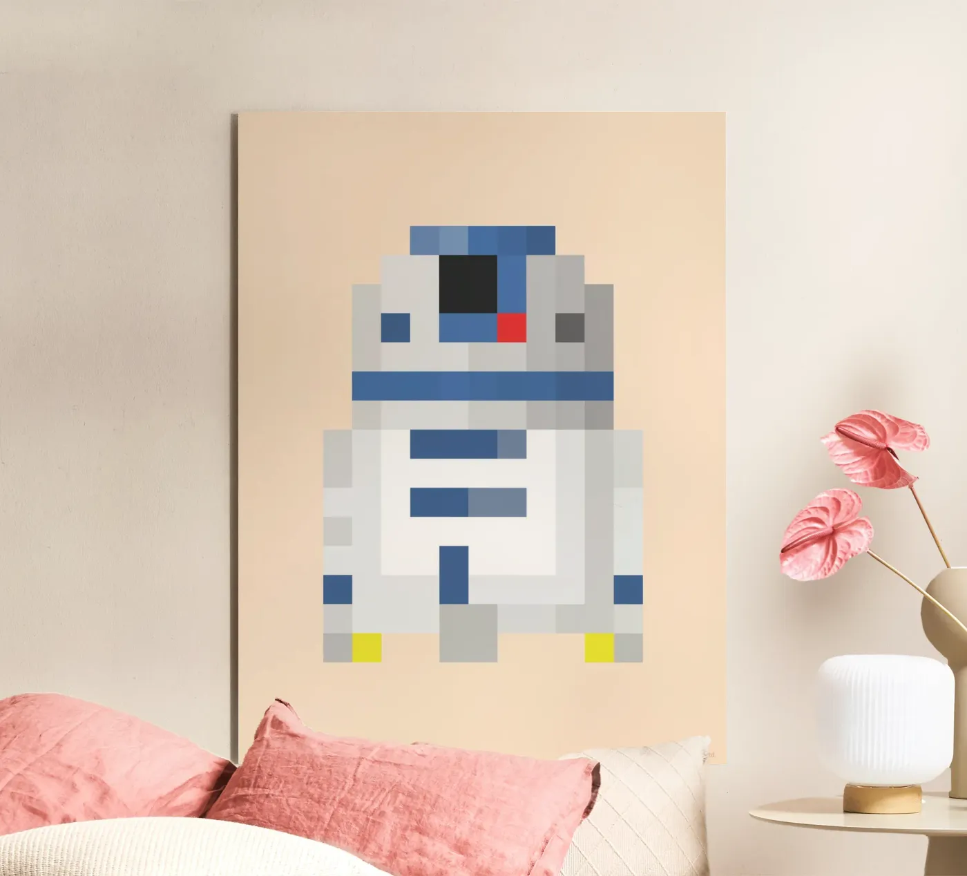 R2D2 alluminio dibond da Star Wars