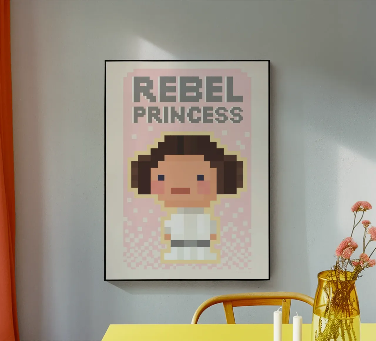 REBEL PRINCESS plexiglass da Star Wars