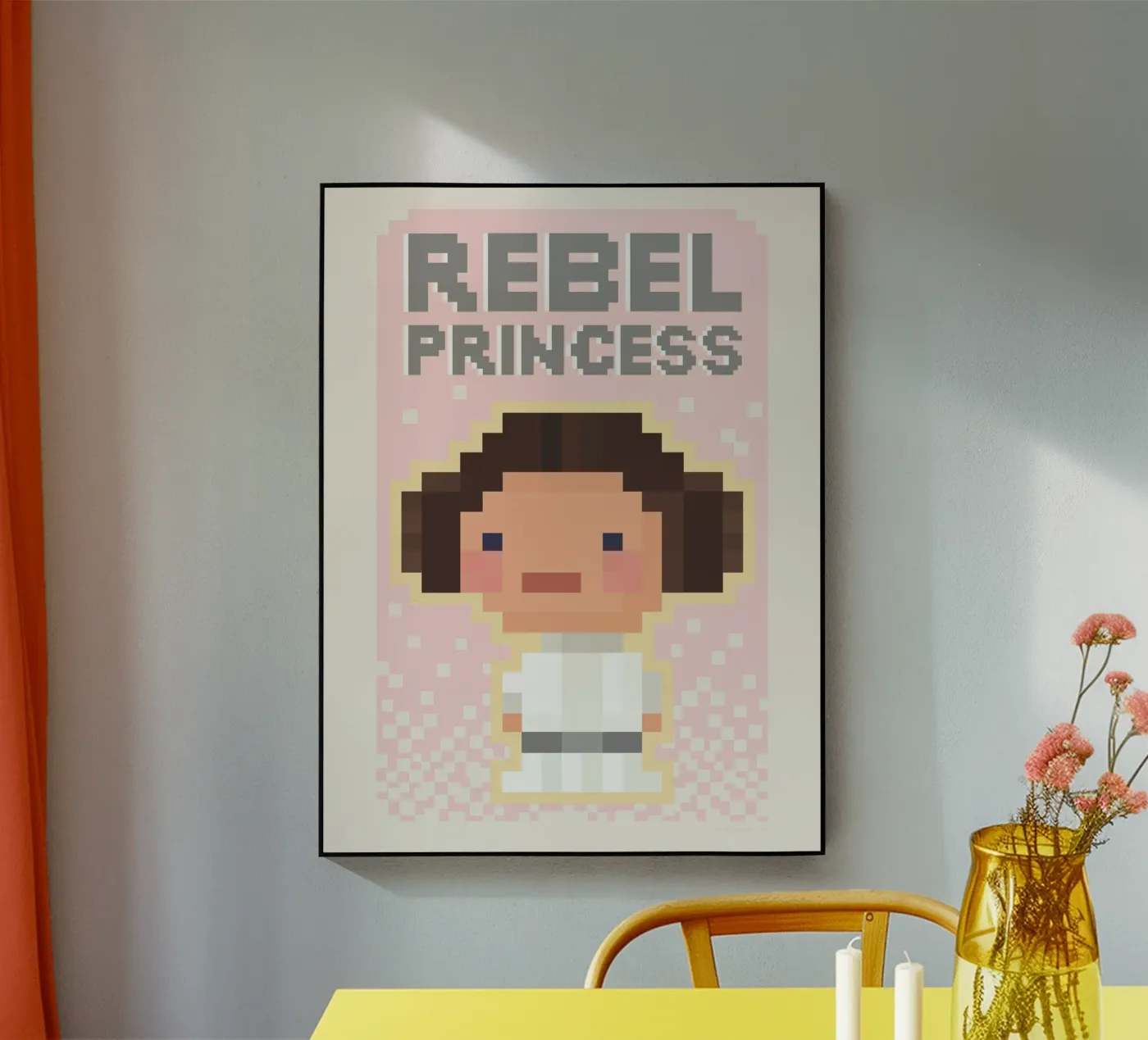 REBEL PRINCESS plexiglass da Star Wars