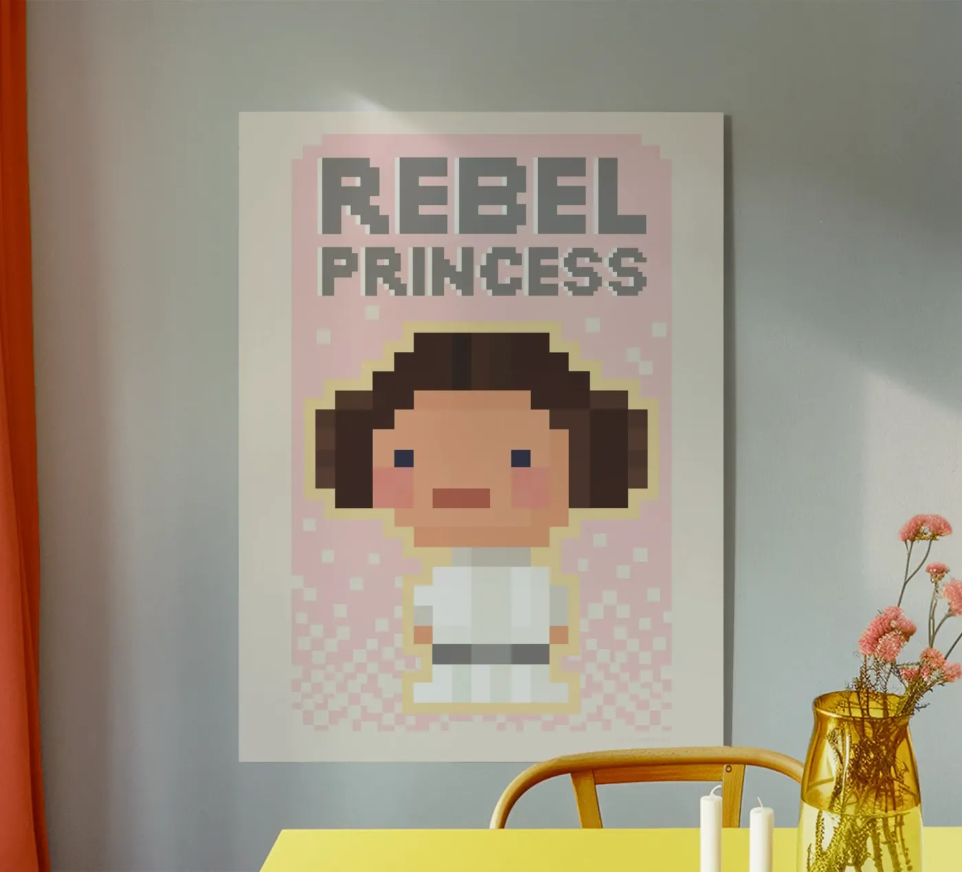 REBEL PRINCESS plexiglass da Star Wars