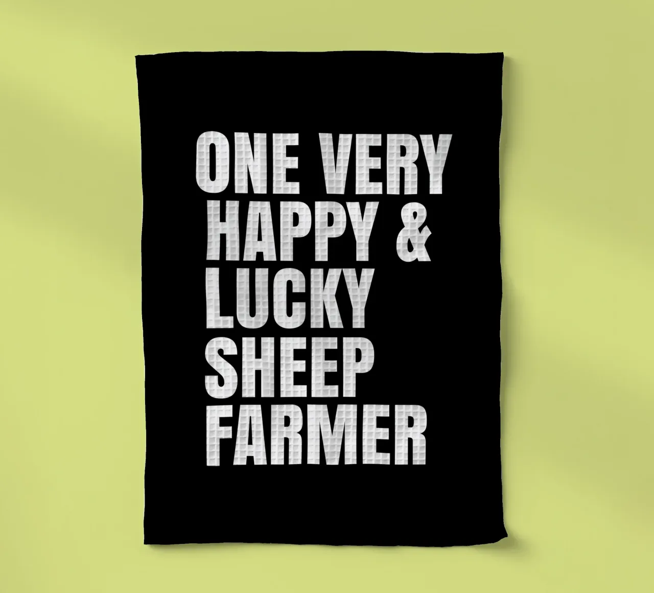 One very lucky and happy sheep farmer theedoek van happieeagle