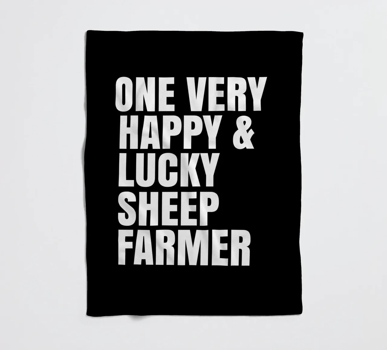One very lucky and happy sheep farmer coperta in pile da happieeagle