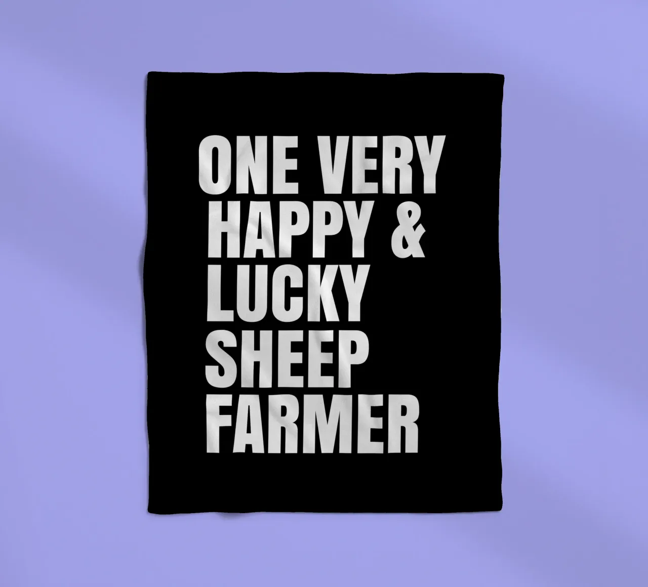 One very lucky and happy sheep farmer coperta in pile da happieeagle
