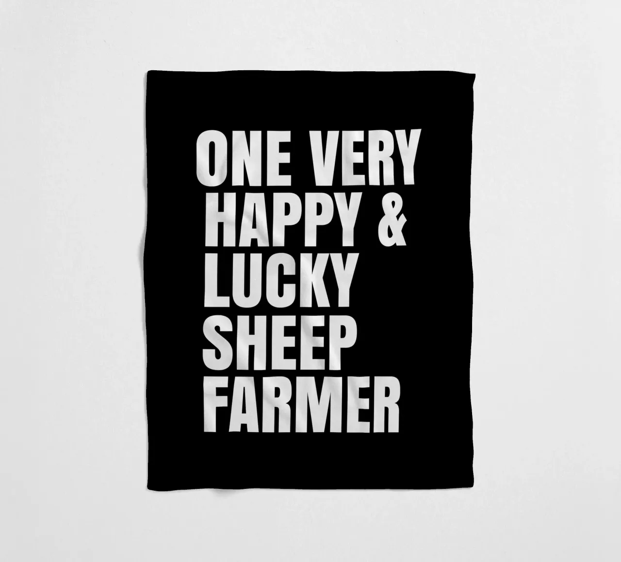 One very lucky and happy sheep farmer coperta in pile da happieeagle