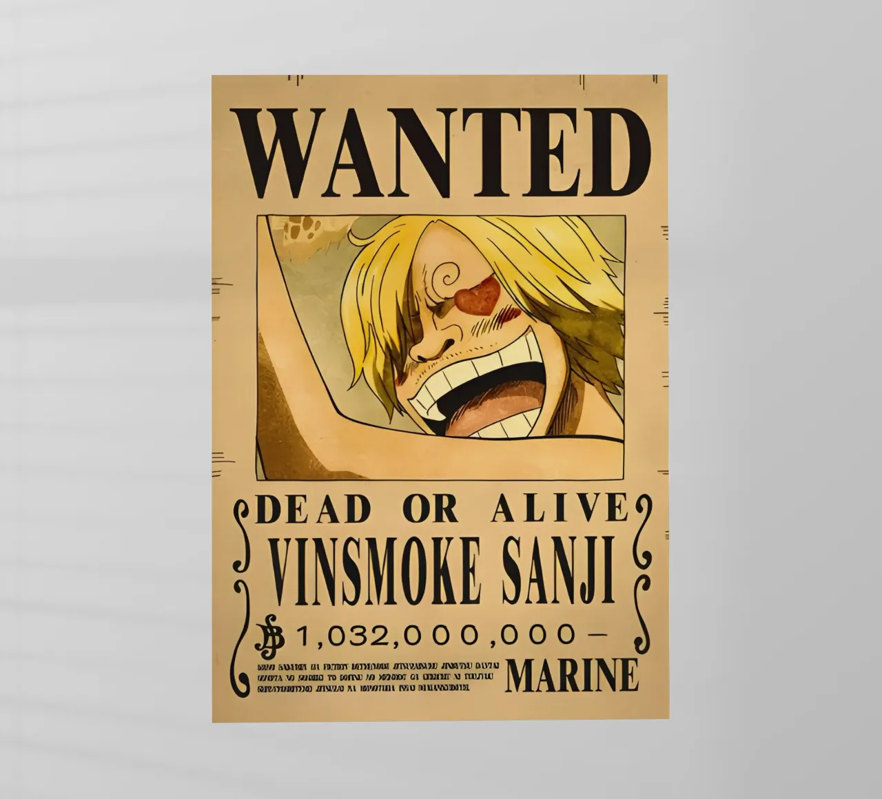 Vinsmoke Sanji pellicola backlit da CreativeStudio