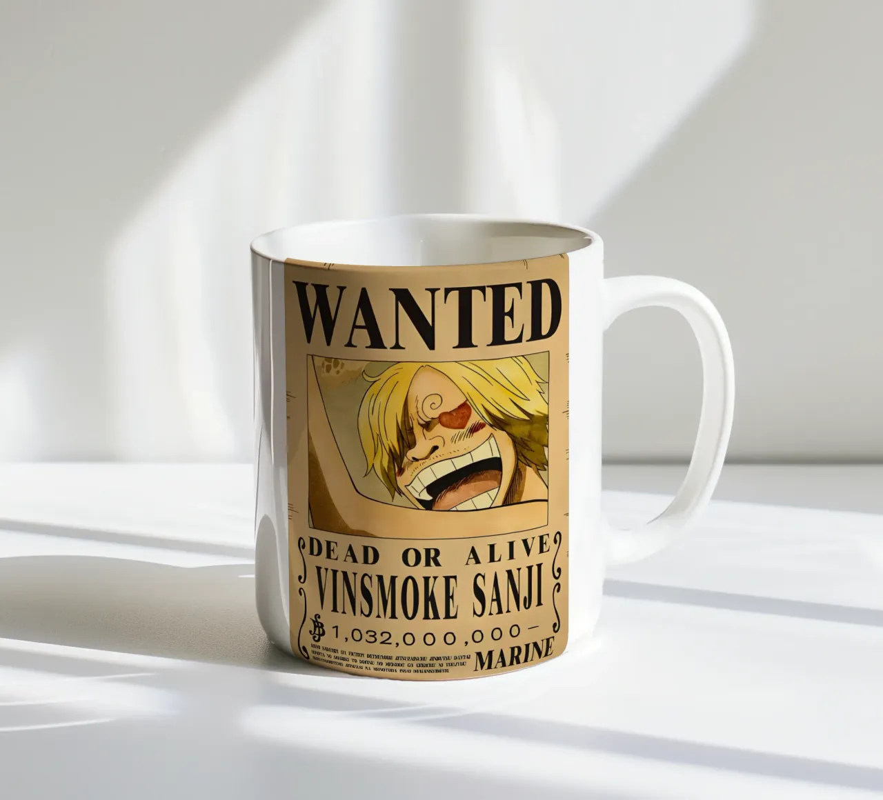 Vinsmoke Sanji tazza in ceramica da CreativeStudio