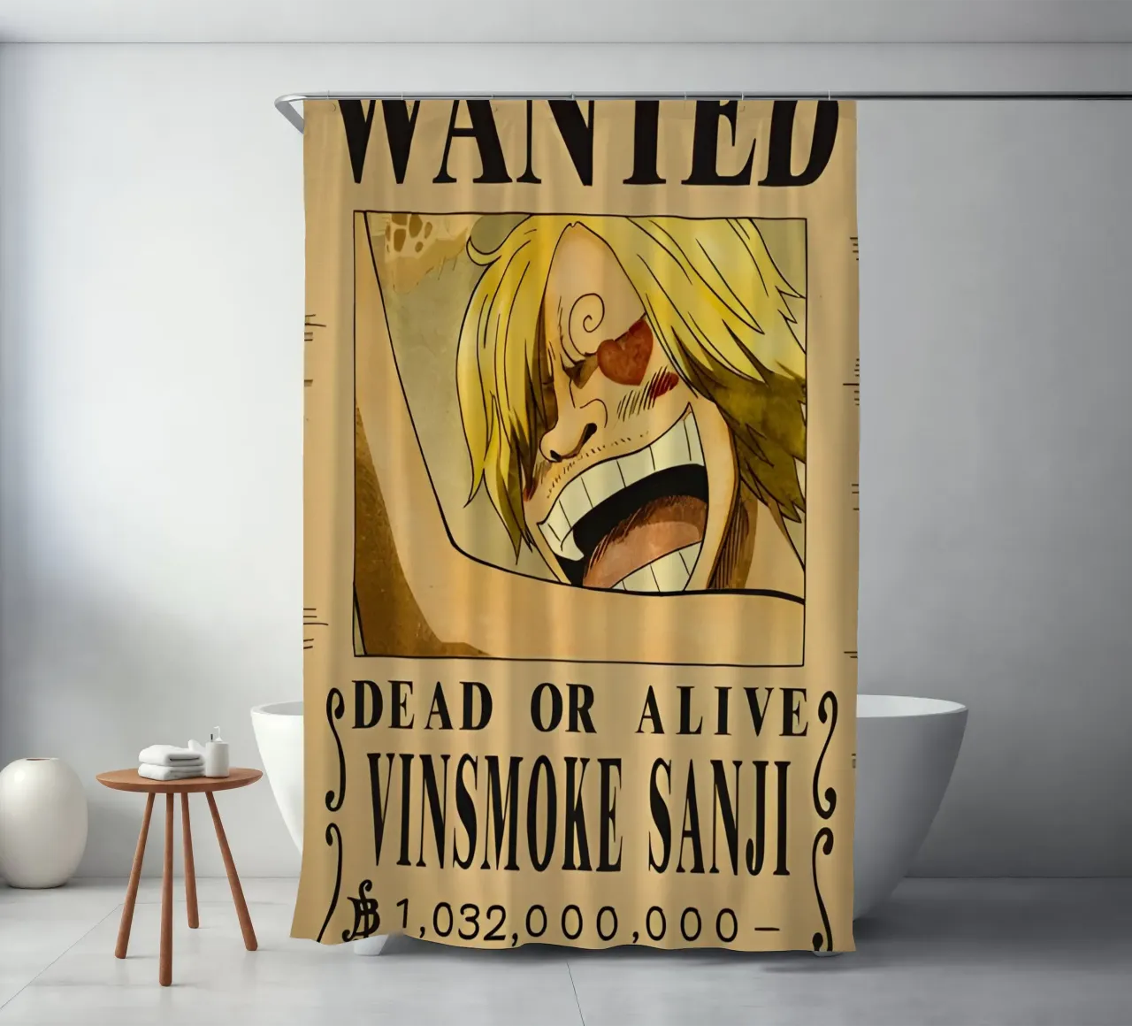 Vinsmoke Sanji douchegordijn van CreativeStudio