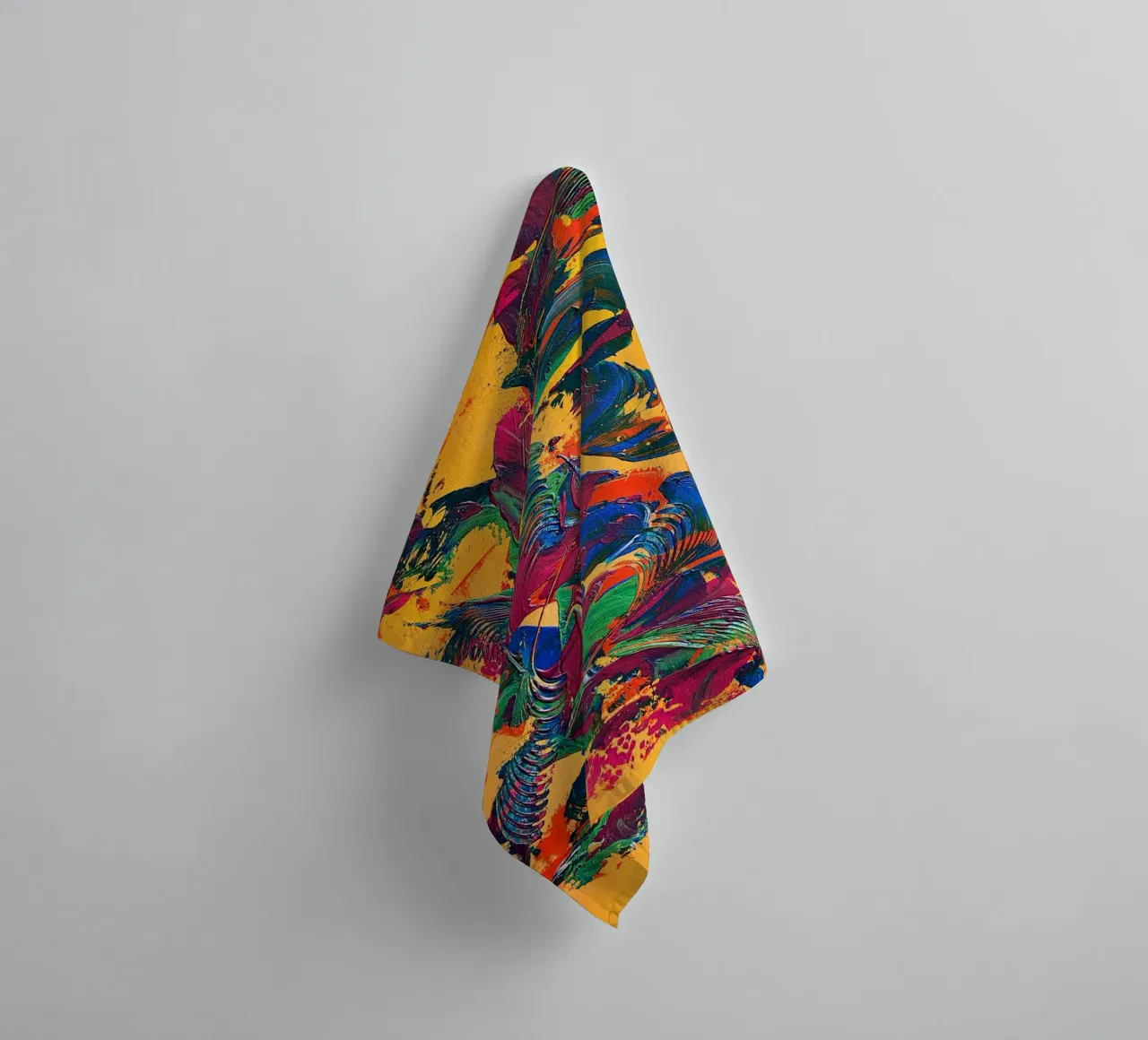 IDEAL GIFT 88 asciugamano da bagno da Thierry Vobmann Abstract painting