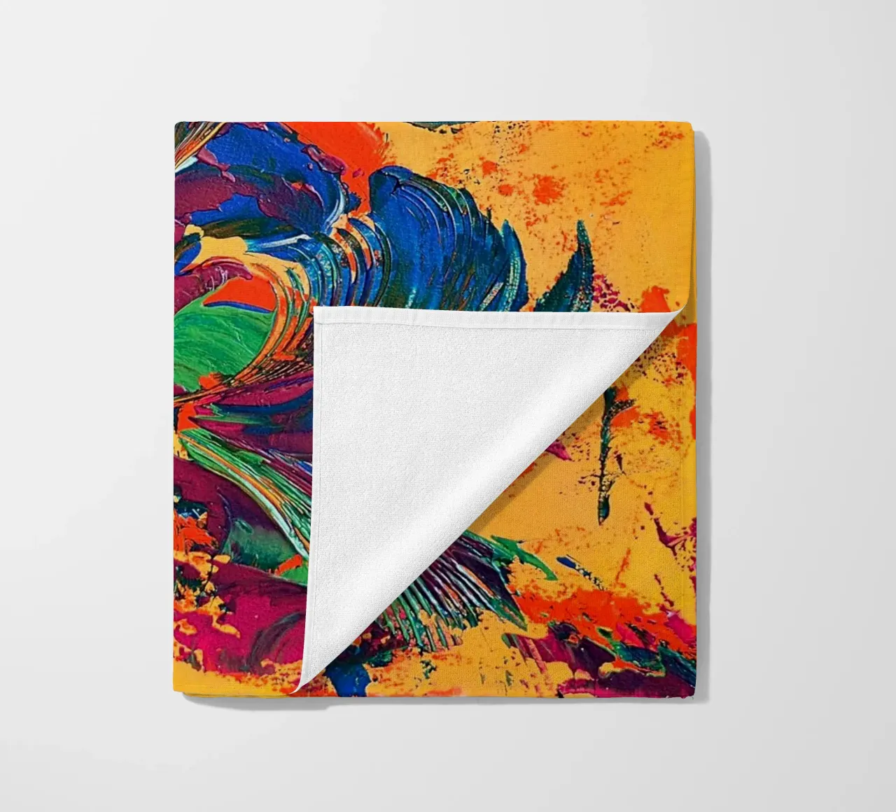 IDEAL GIFT 88 serviette de plage de Thierry Vobmann Abstract painting
