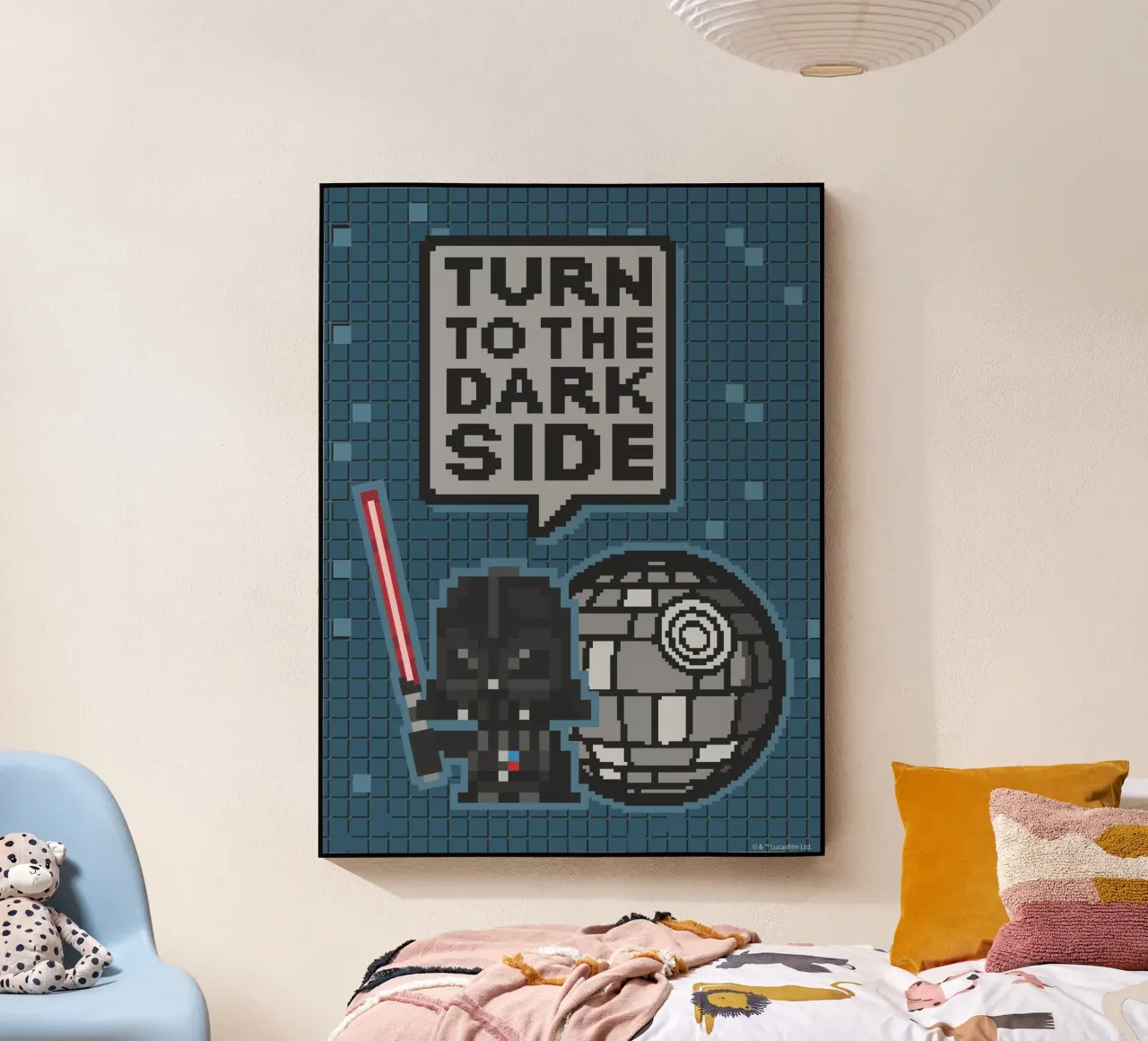 TURN TO THE DARK SIDE plexiglass da Star Wars