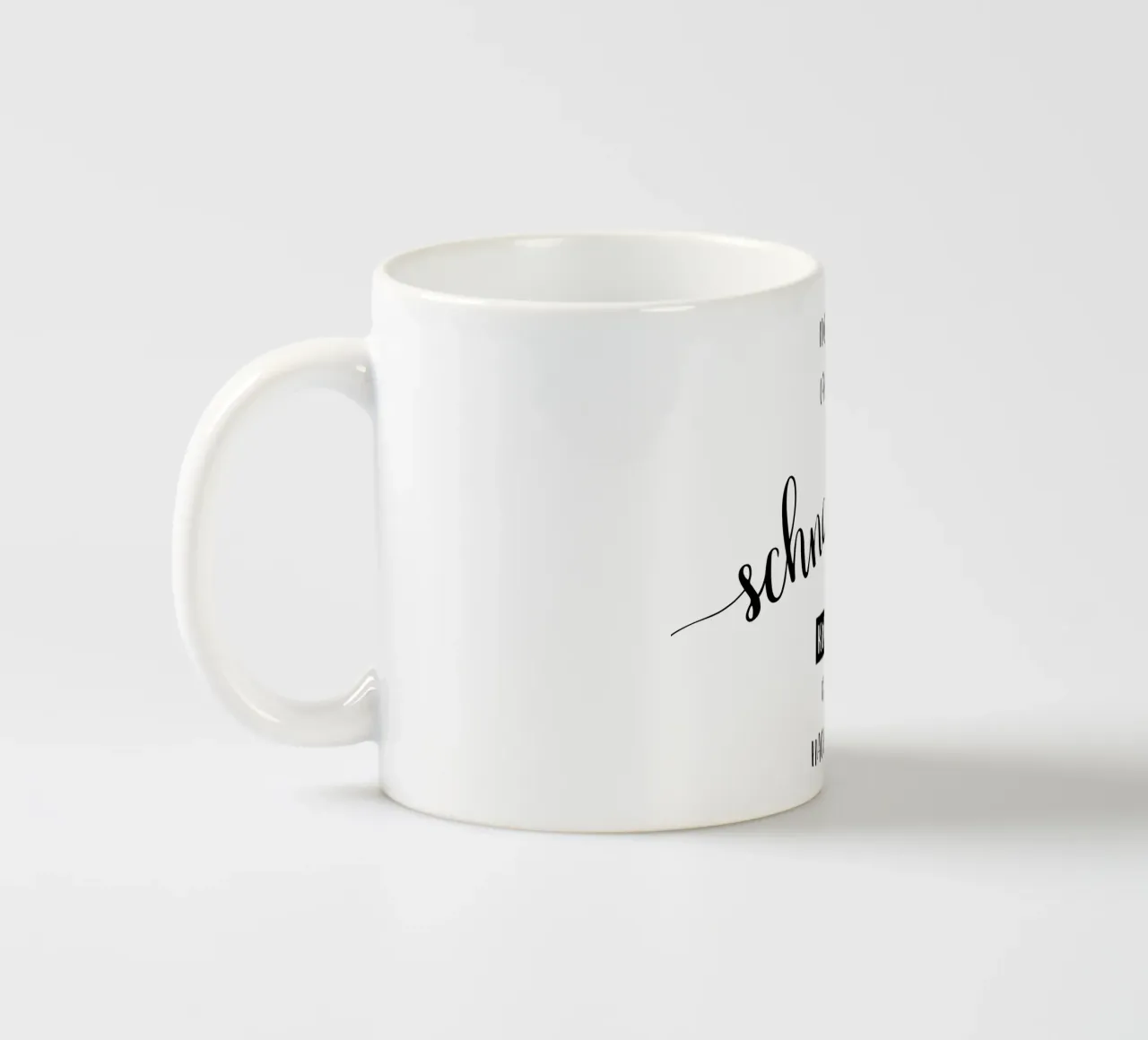 Plattdeutscher Trinkspruch tazza in ceramica da Melanie Viola