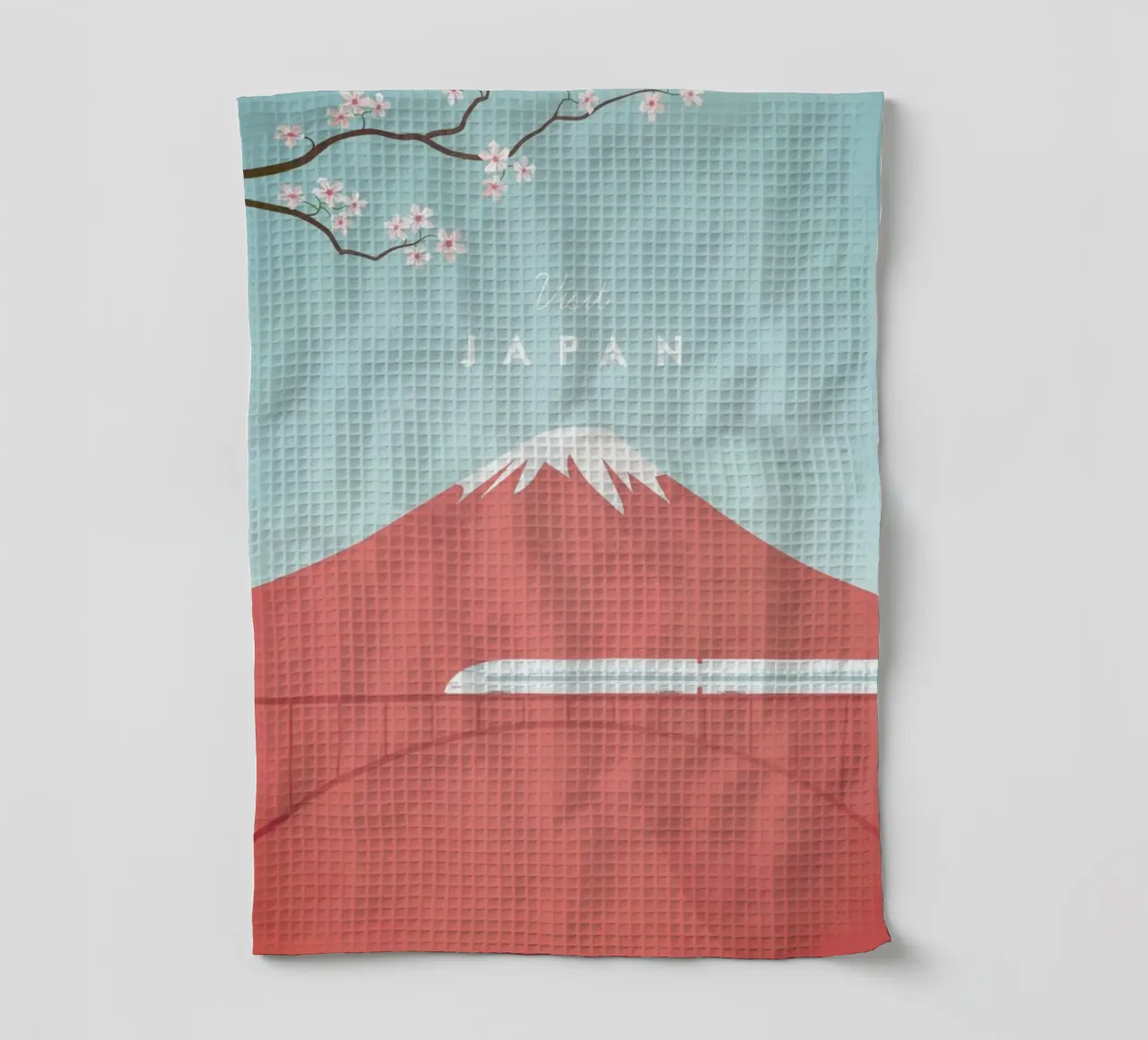 Japan tea towel by Henry Rivers