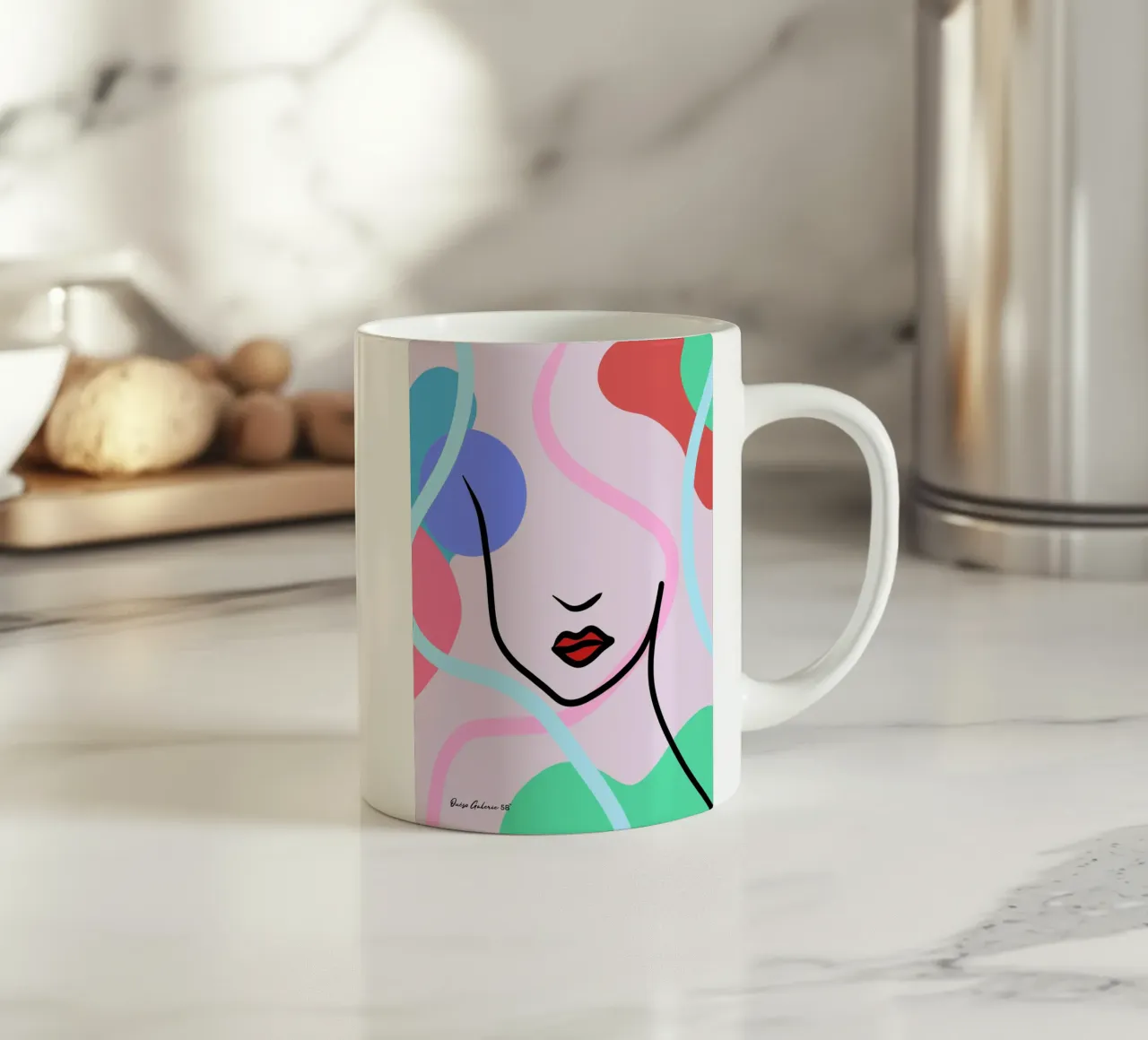 Whispered Hues tazza in ceramica da Mike Leymi
