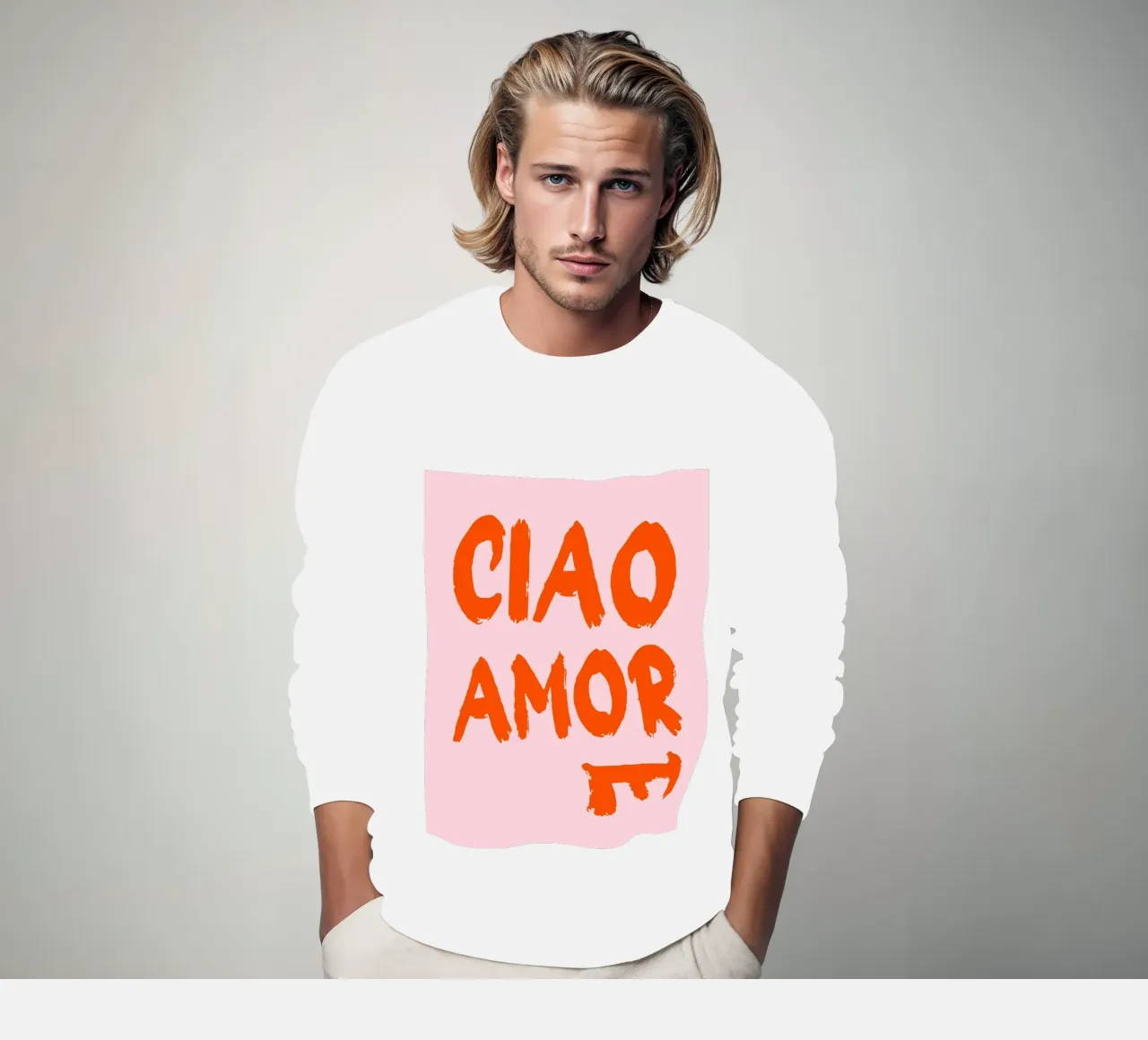 Ciao Amore felpa da Ohkimiko