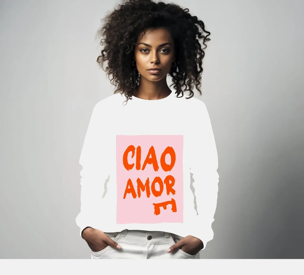 Ciao Amore felpa da Ohkimiko