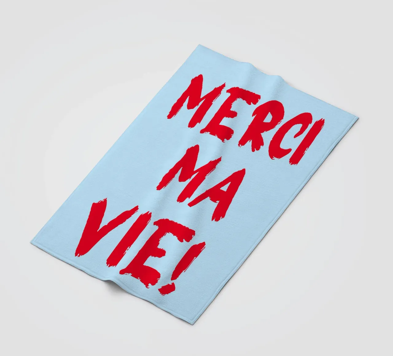 Merci ma vie coperta in pile da Ohkimiko