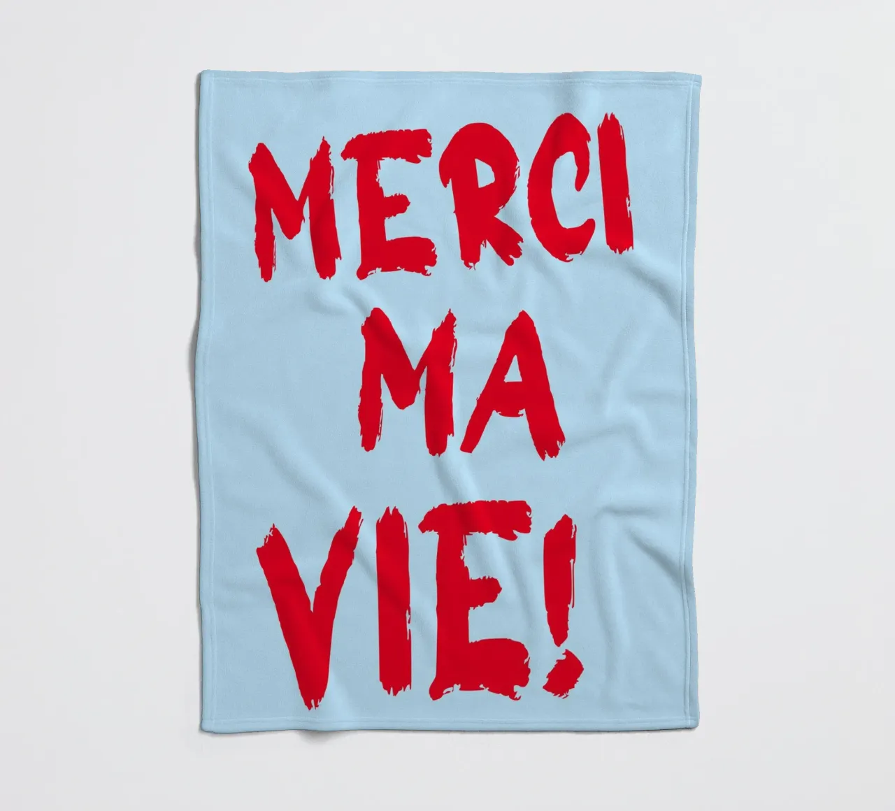 Merci ma vie coperta in pile da Ohkimiko