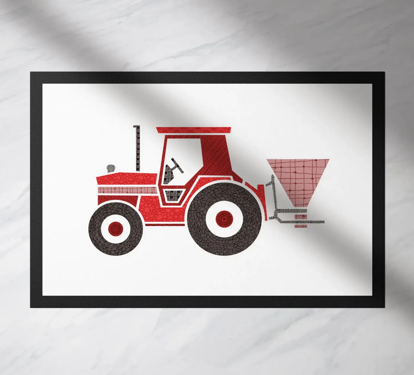 Traktor deurmat van UN-TYPISCH