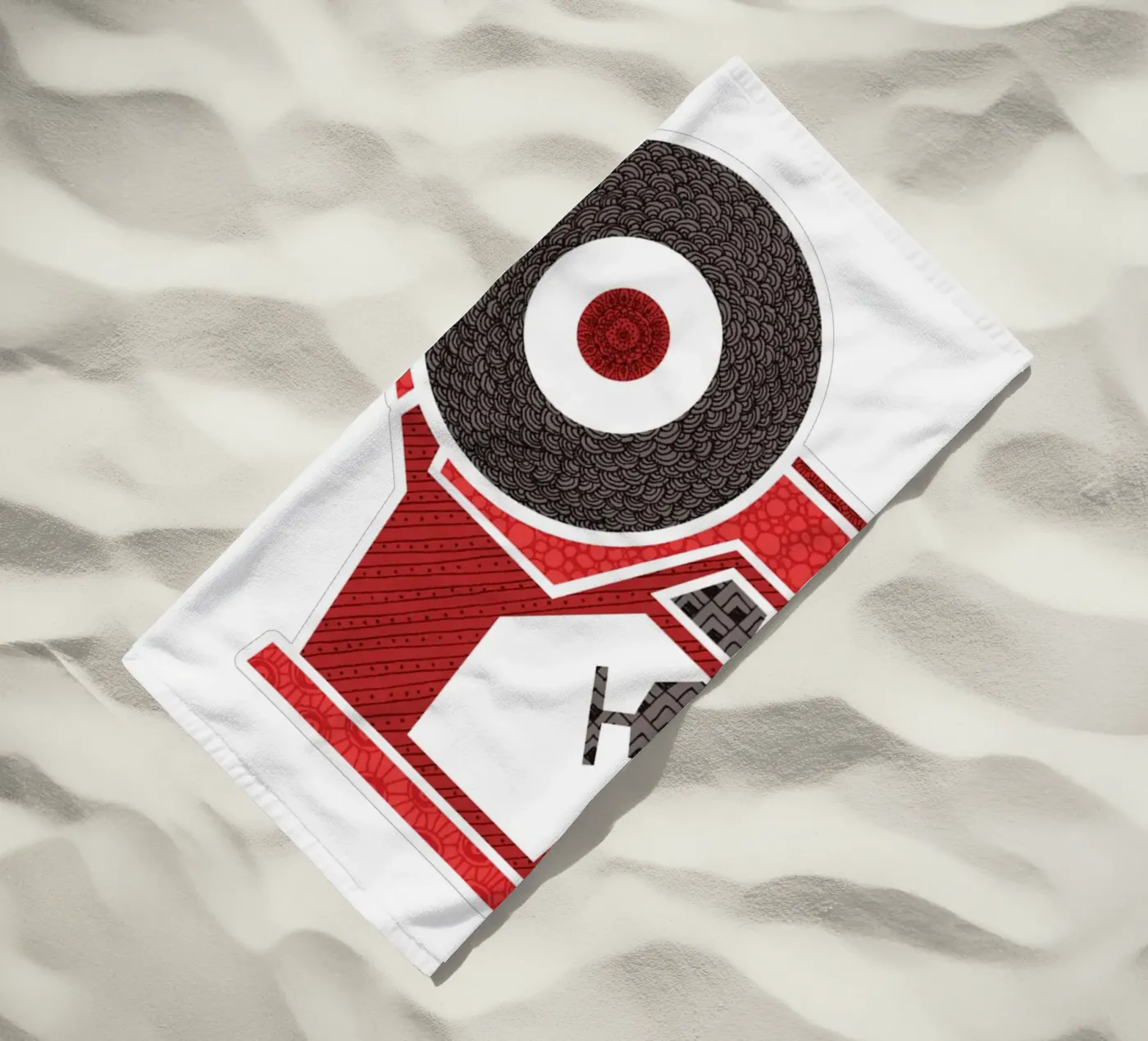 Traktor strandhanddoek van UN-TYPISCH