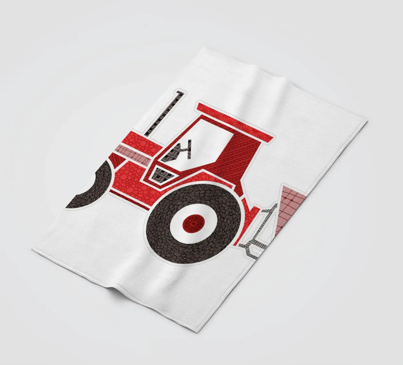 Traktor fleecedeken van UN-TYPISCH