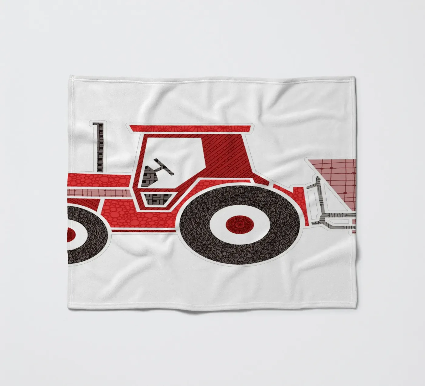 Traktor fleecedeken van UN-TYPISCH