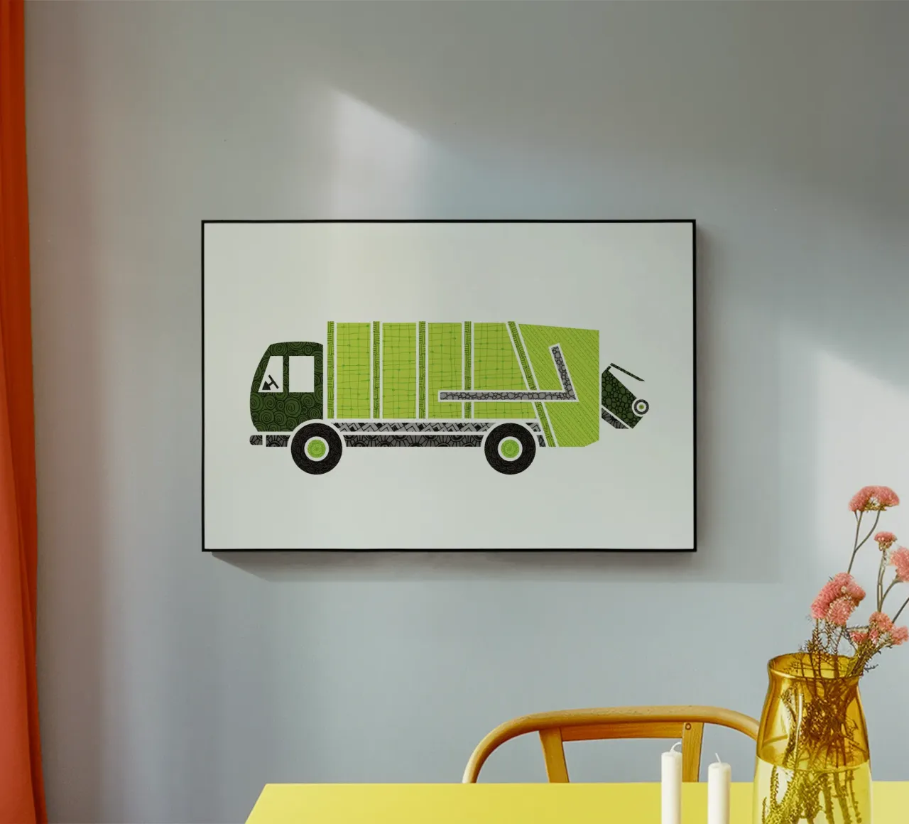 Müllwagen plexiglass da UN-TYPISCH