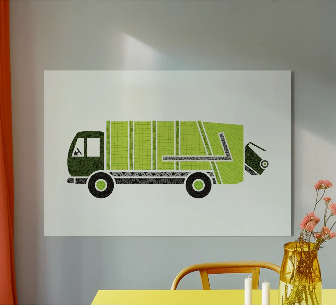 Müllwagen plexiglass da UN-TYPISCH