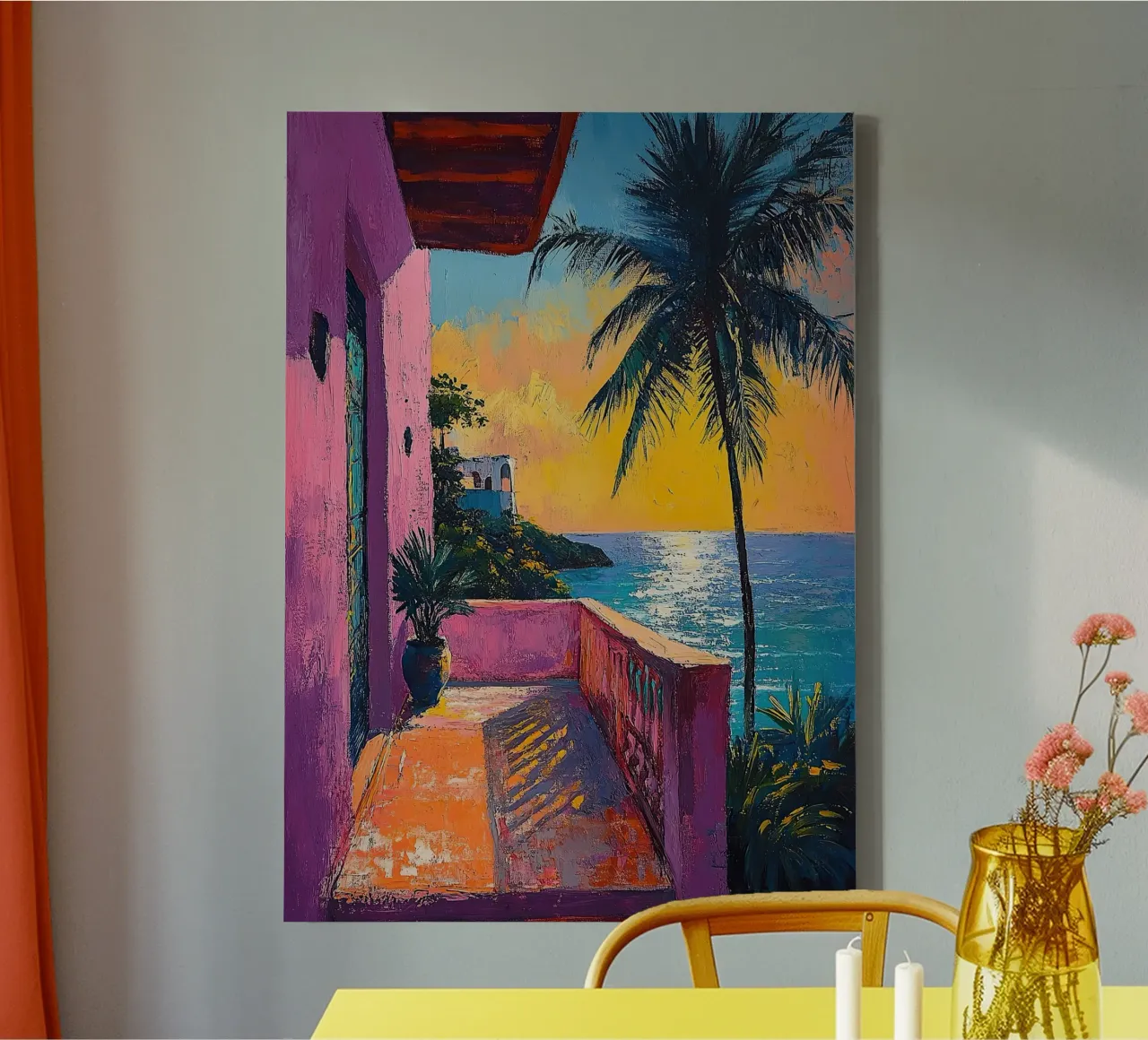 Orizzonti senza confini tela da Nikis Art Studio