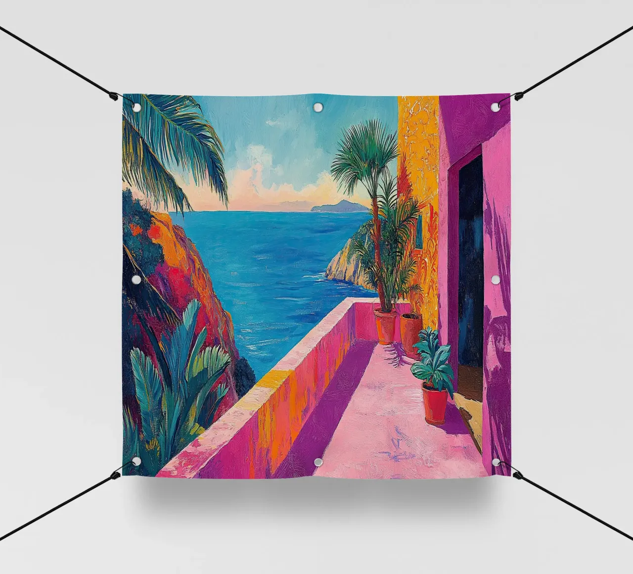 Colors of the Coast pvc cover by Nikis Art Studio