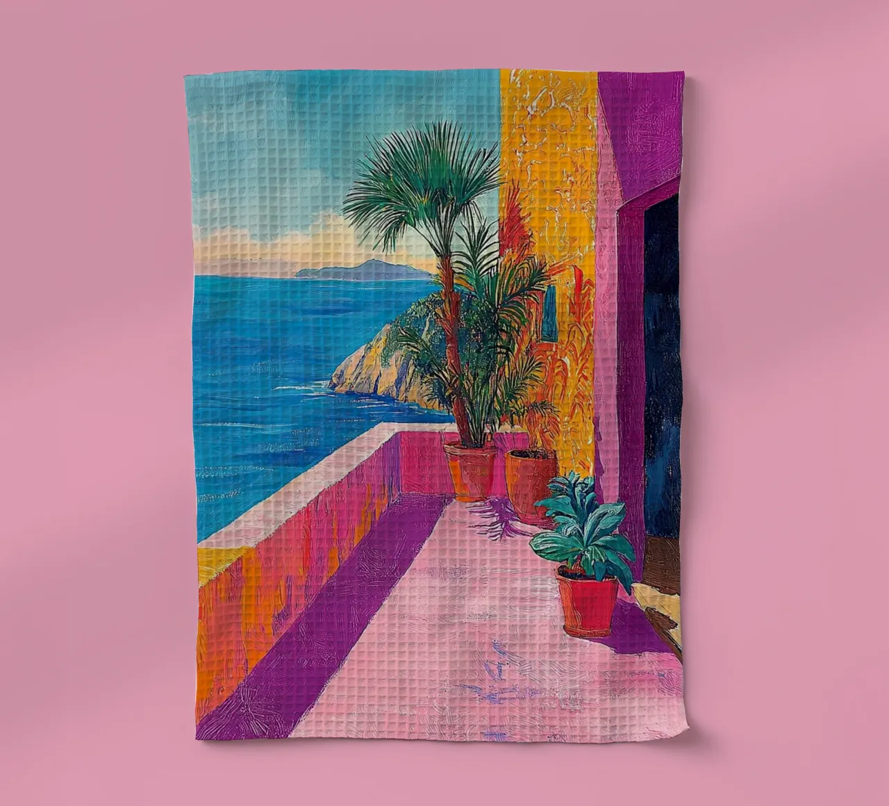 Colors of the Coast canovaccio da cucina da Nikis Art Studio