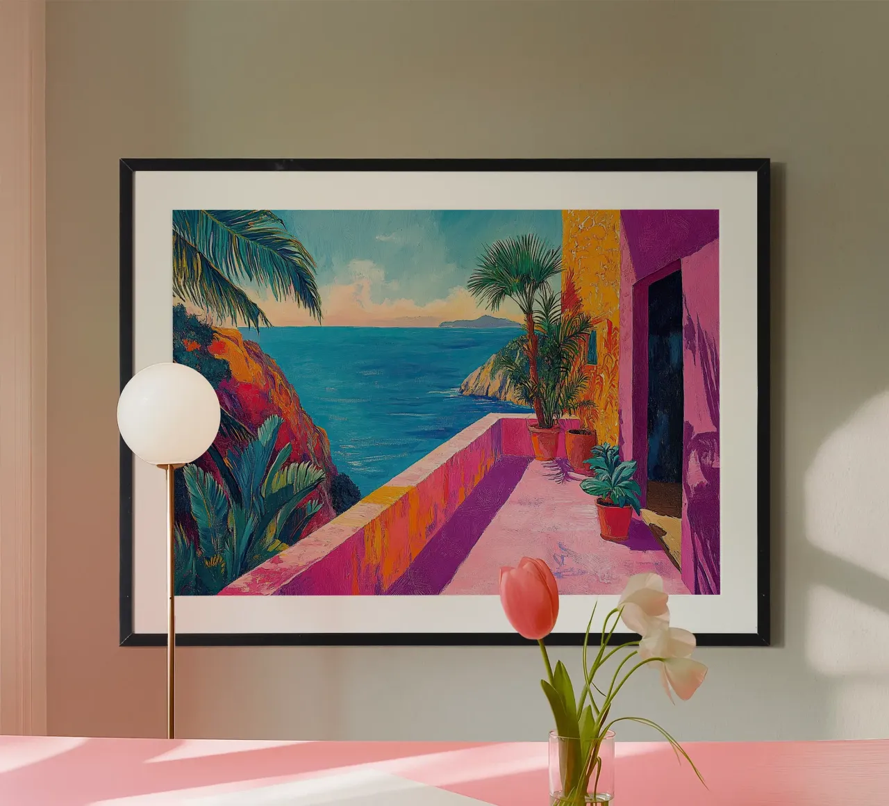 Colors of the Coast hahnemühle by Nikis Art Studio