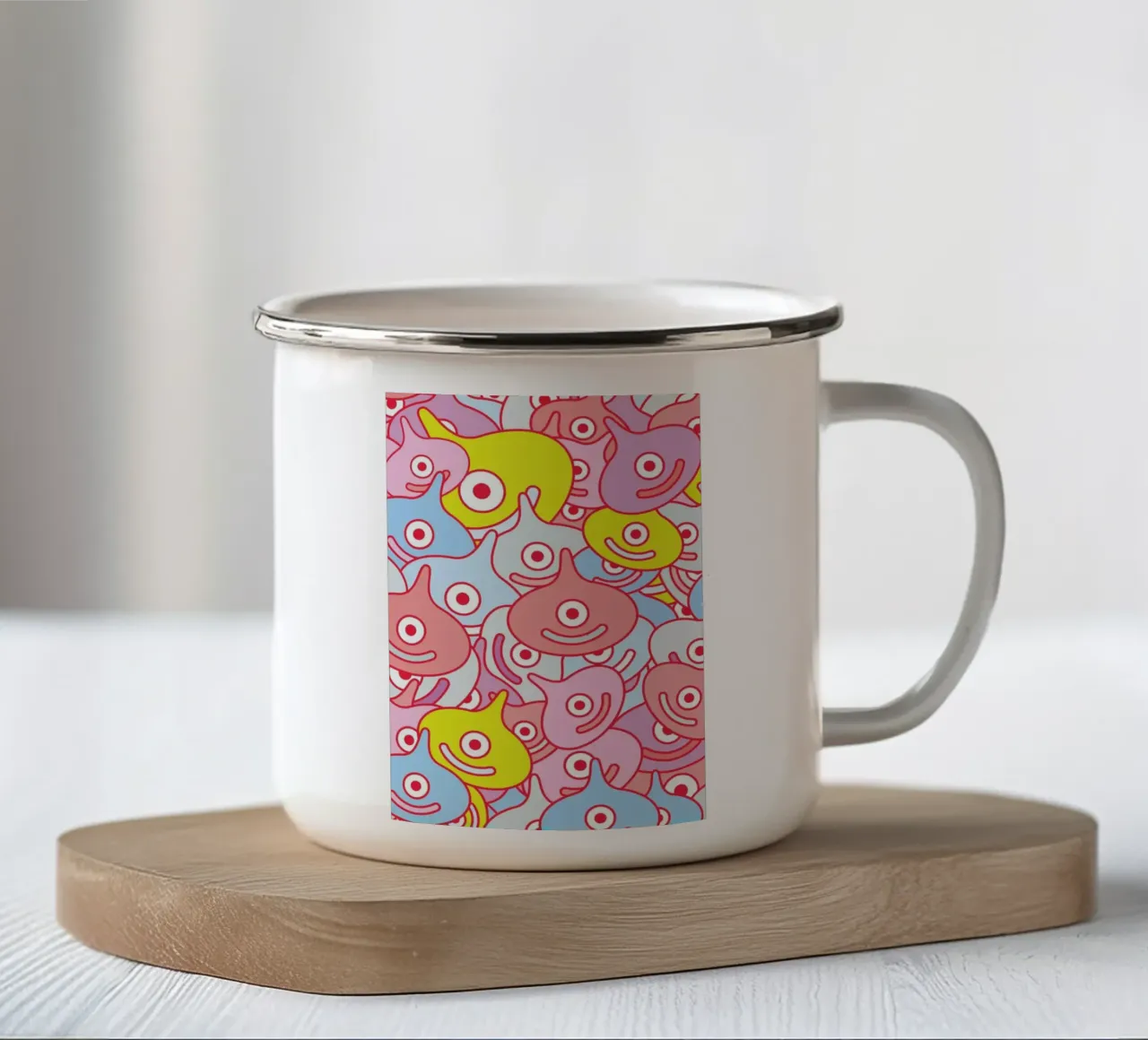 Valenslimes tazza in smalto da Komboh