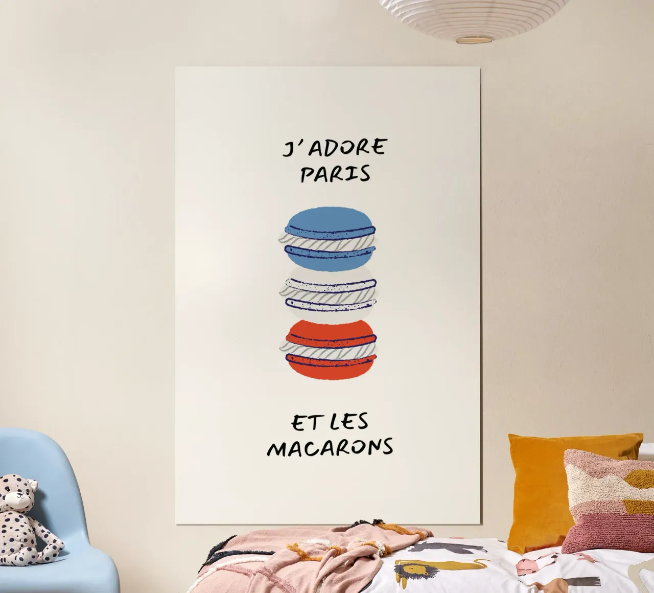 Jádore Paris et les macarones poster da Ohkimiko