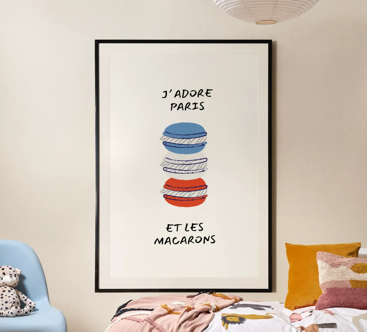 Jádore Paris et les macarones poster da Ohkimiko