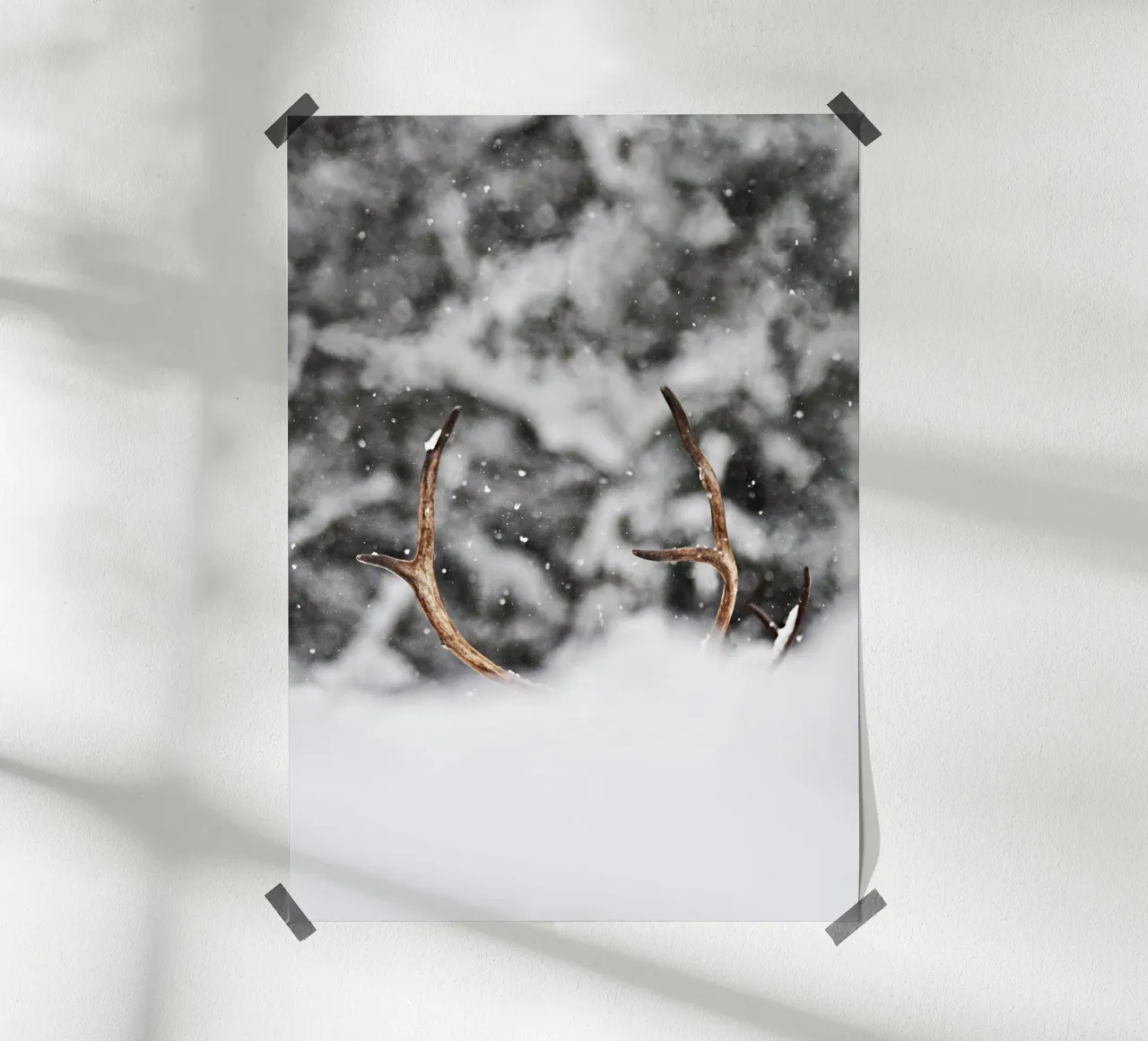 Reindeer Standing poster da abnerssonstudio
