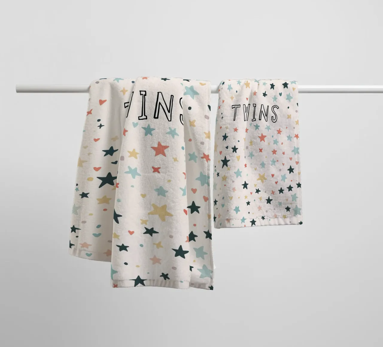 Twins No 4 asciugamano da bagno da treechild