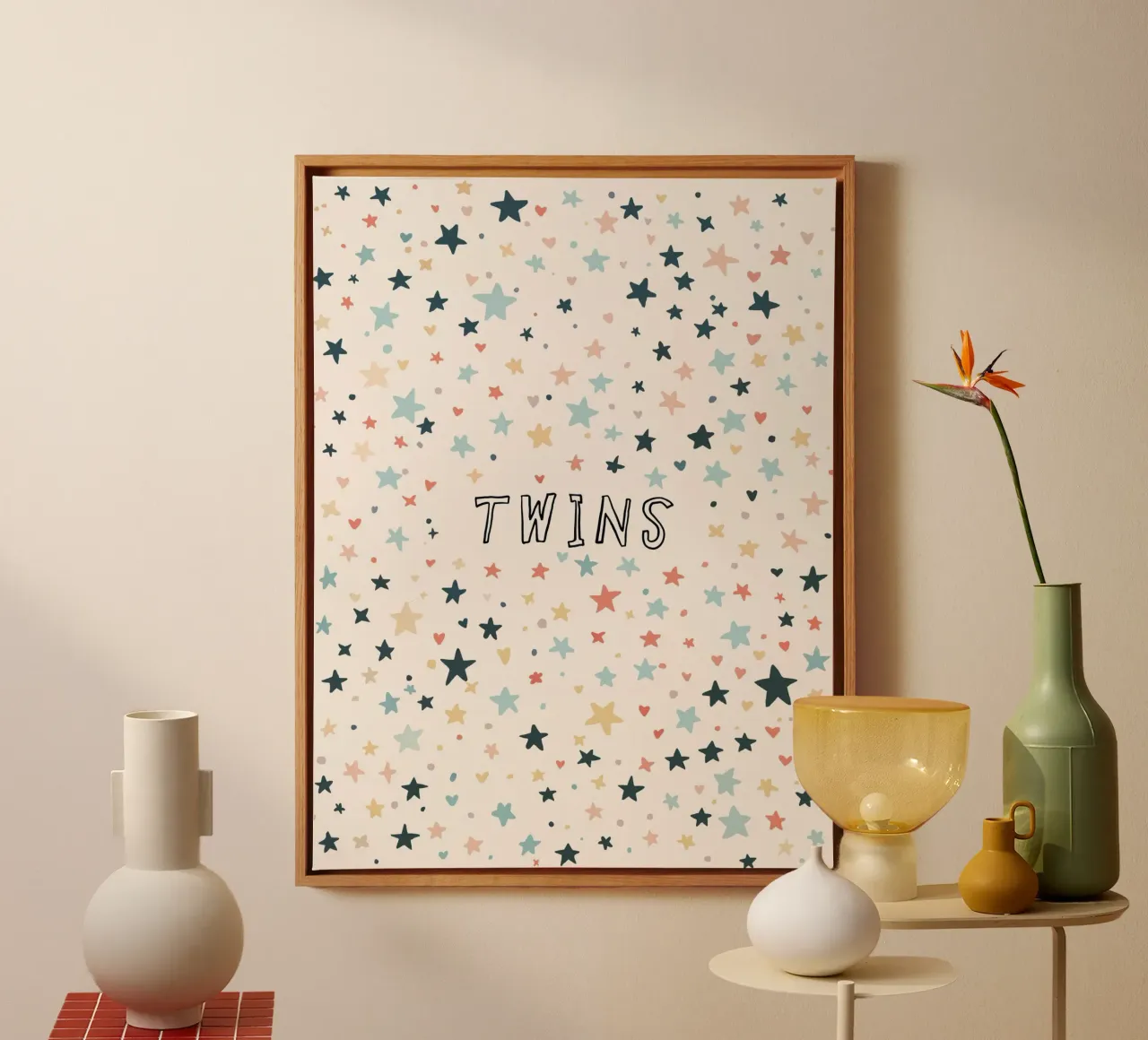 Twins No 4 canvas by treechild