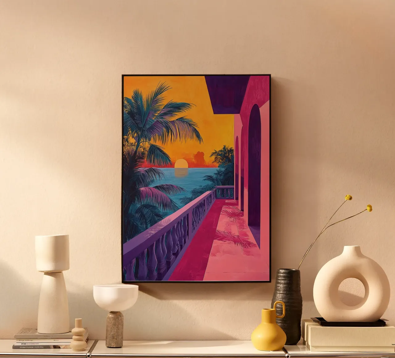 Sunlit Panorama plexiglass da Nikis Art Studio